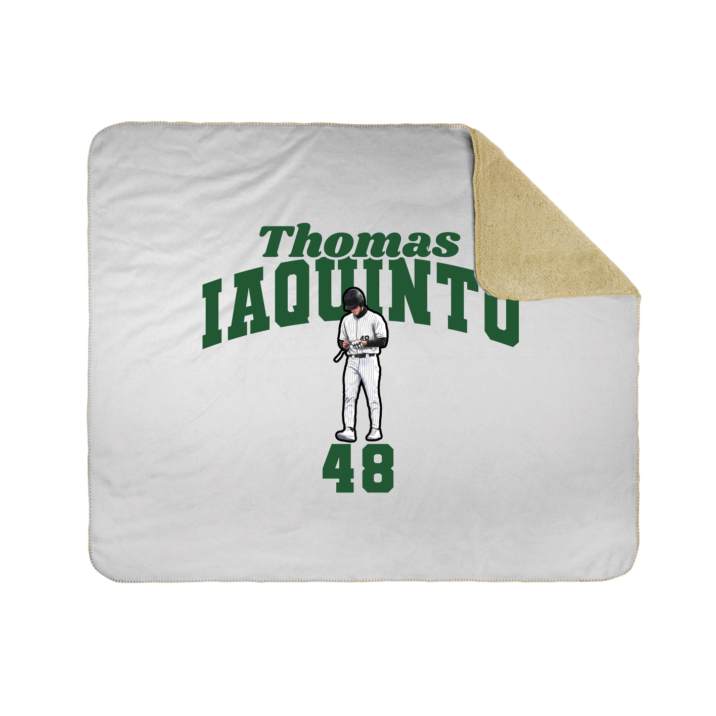 Throw Blanket — Signature Arch in White