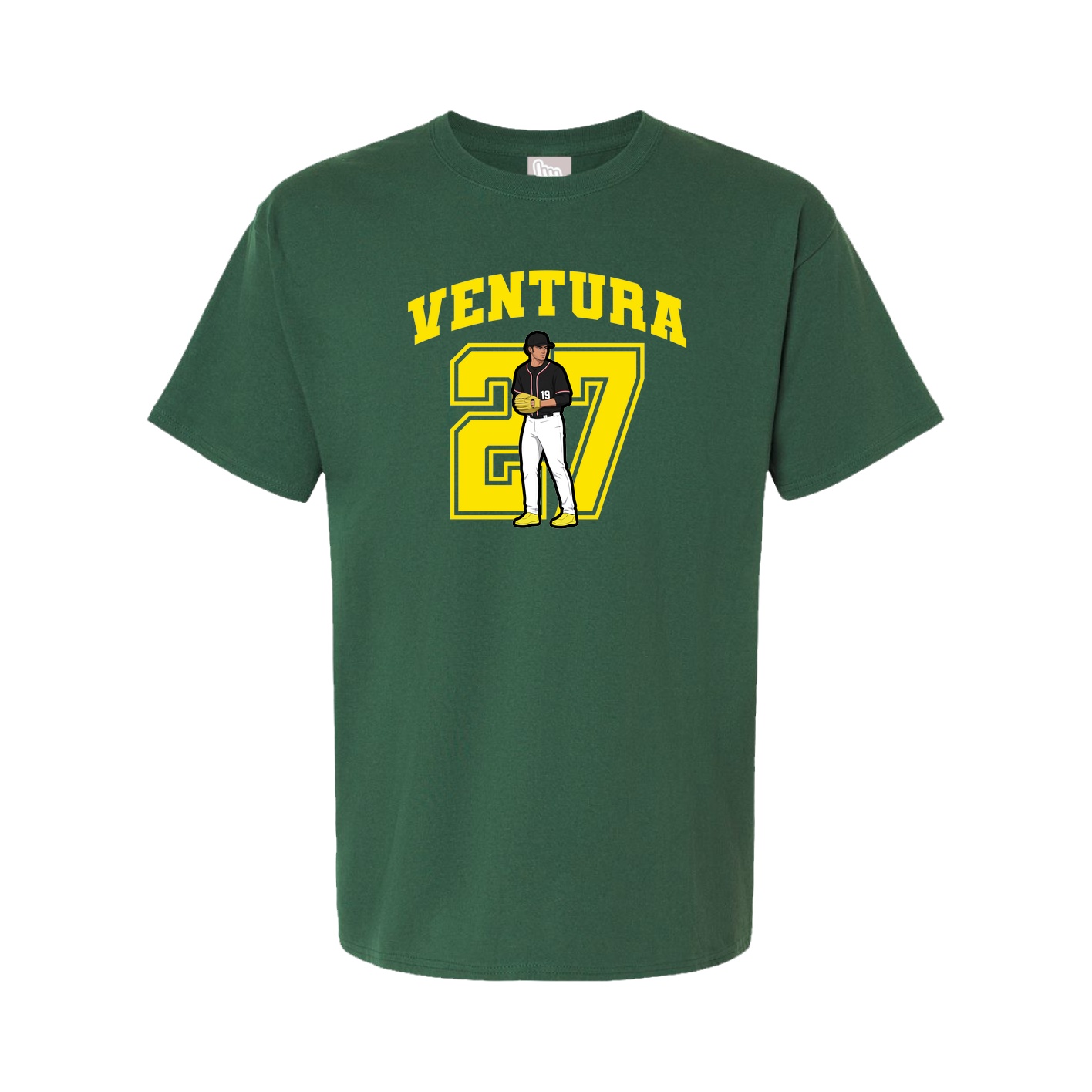 Youth Tee — Number in Green