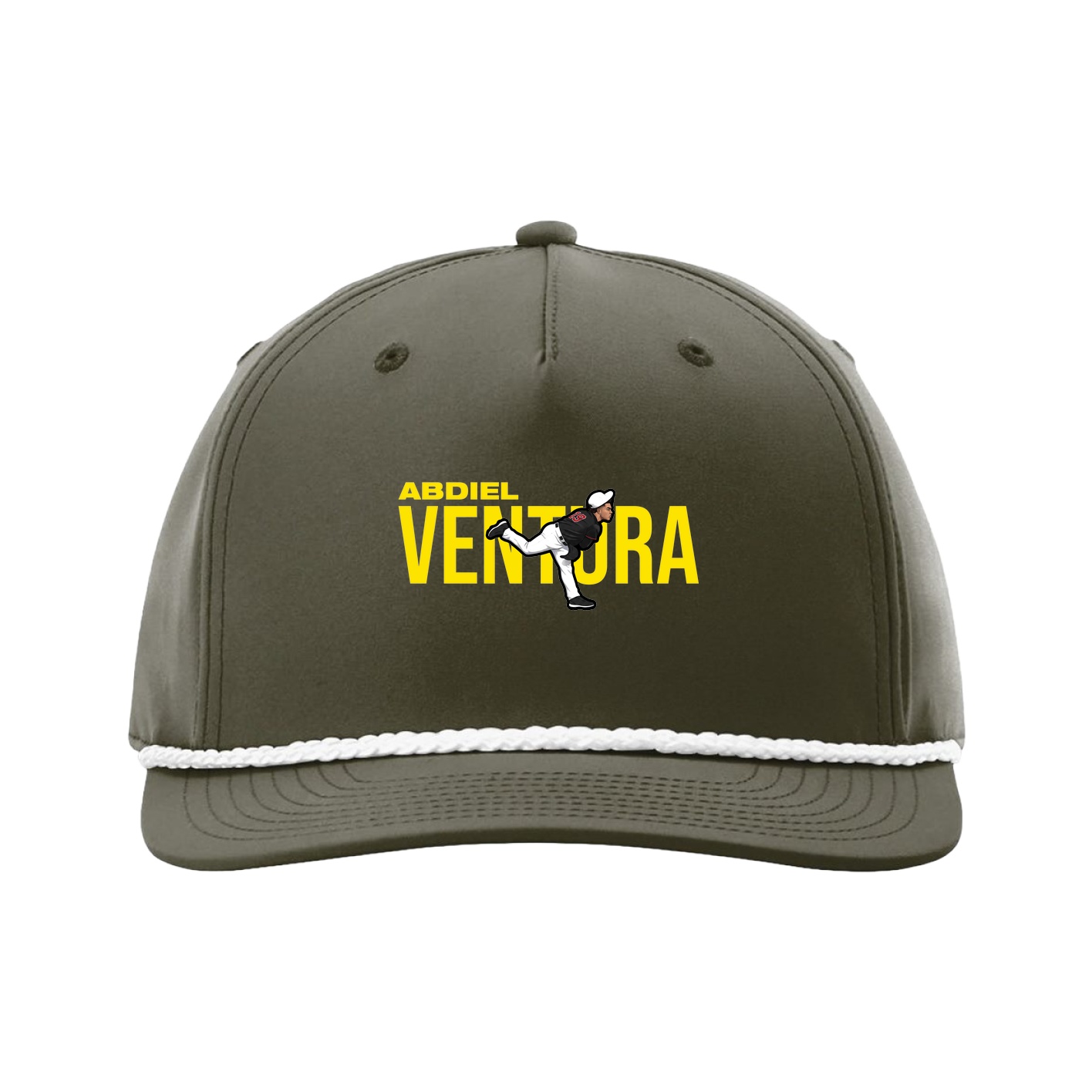 Five-Panel Classic Rope Cap — Player Name in Green