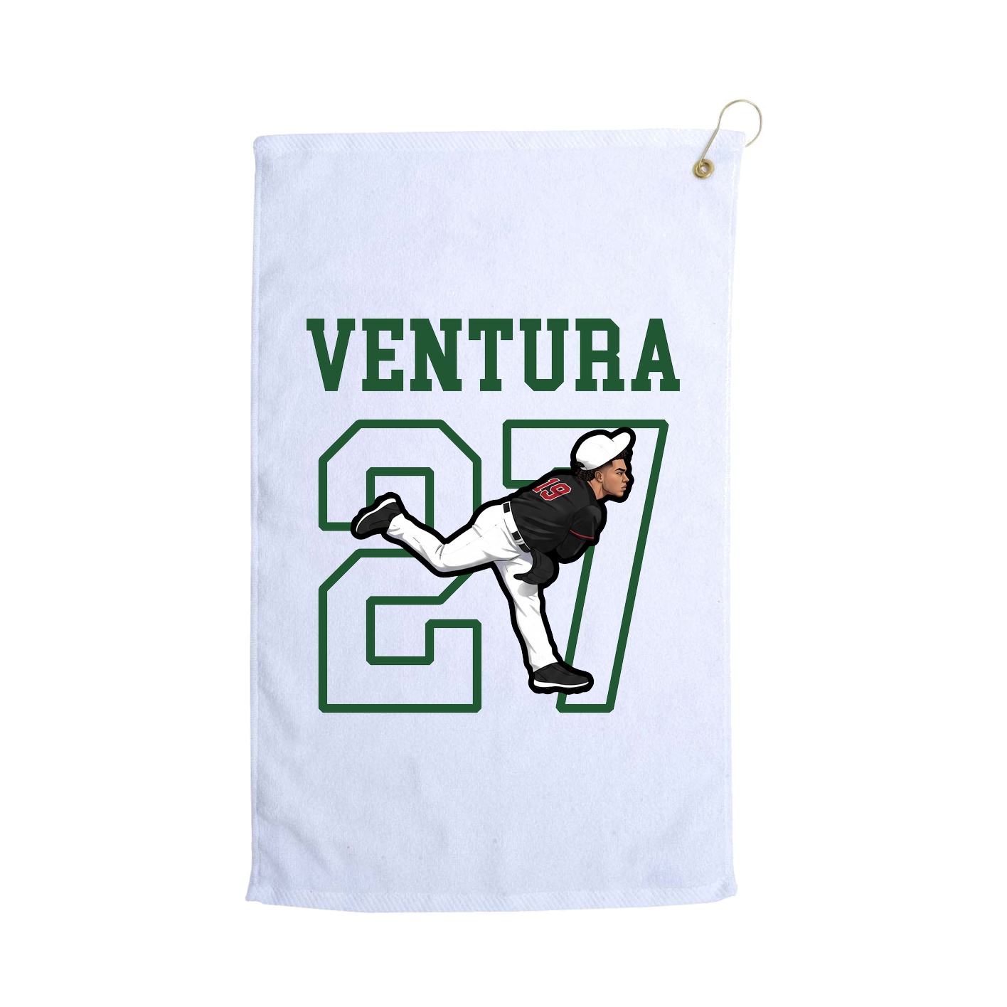 Golf Towel — Shirsey in White