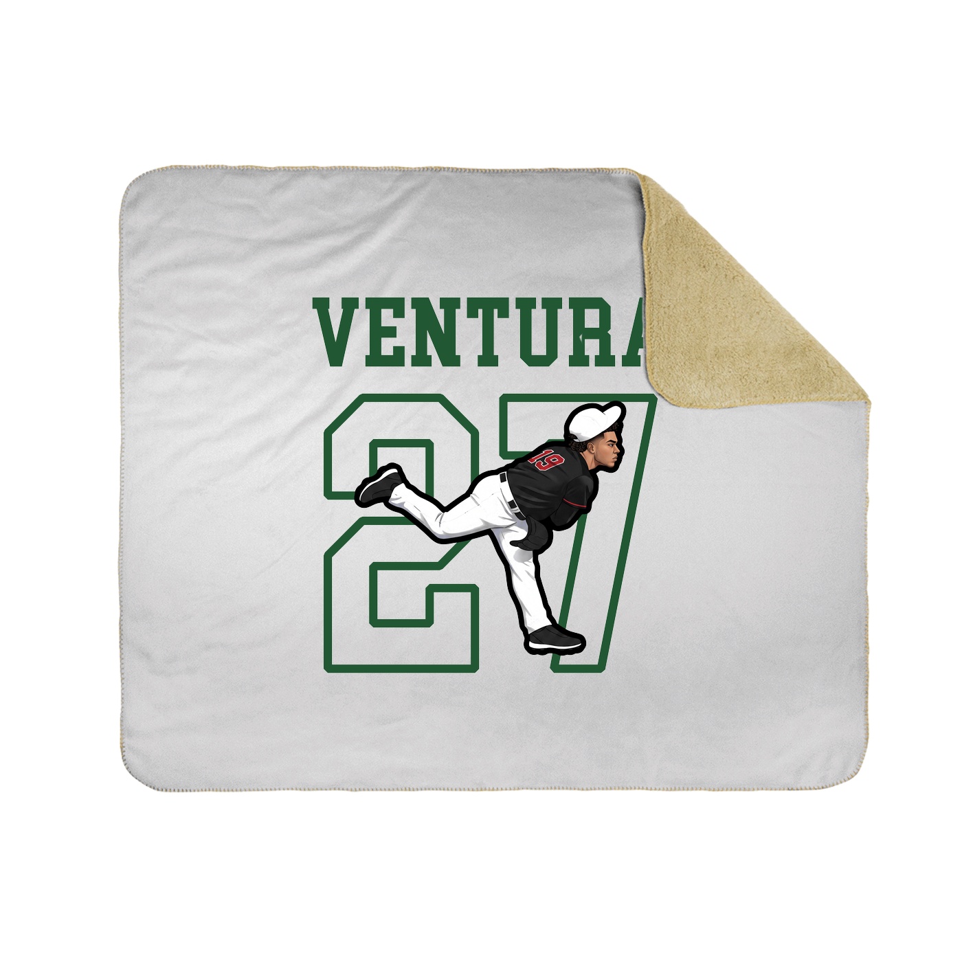 Throw Blanket — Shirsey in White
