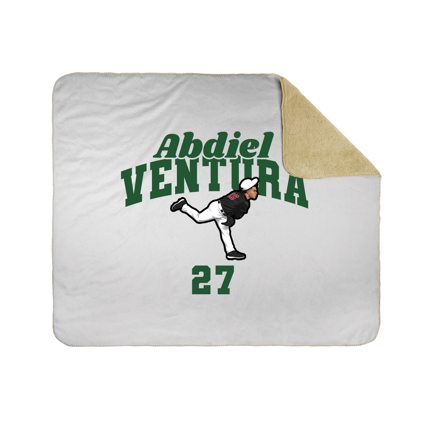 Throw Blanket — Signature Arch in White