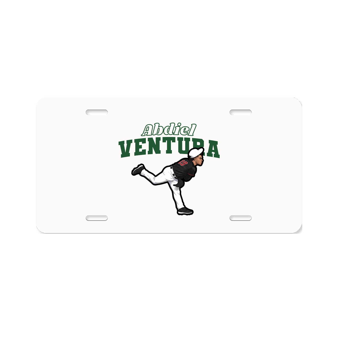 License Plate — Name Arch in Classic