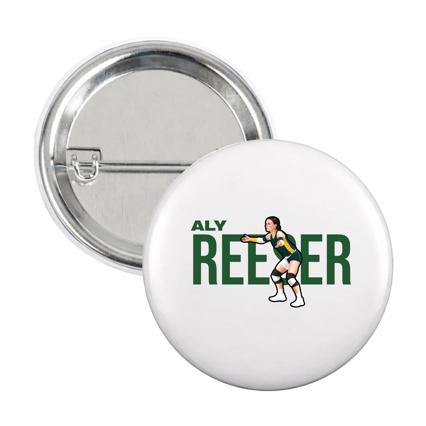 Game Day Button — Player Name in White