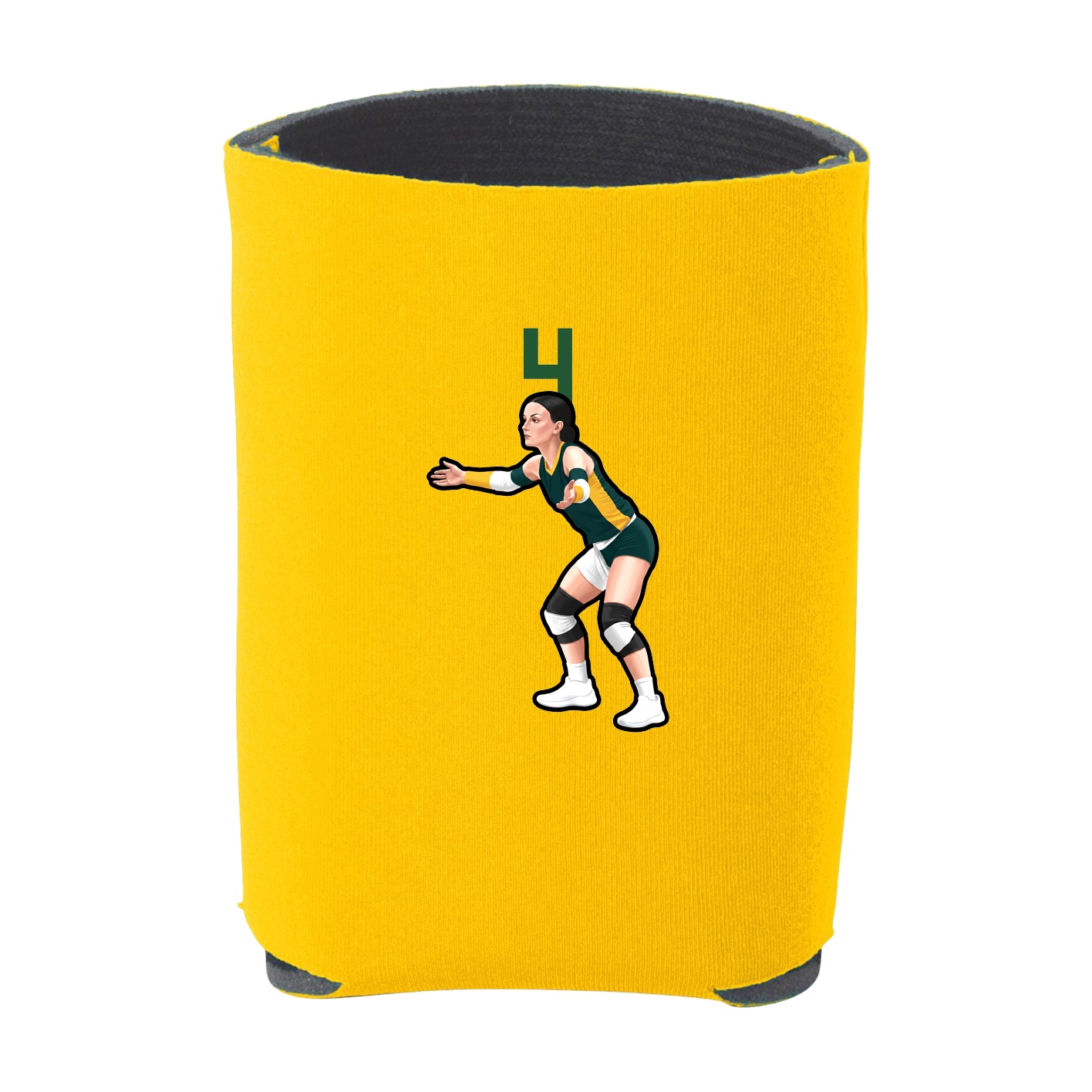 Can Holder — Number Top in Yellow