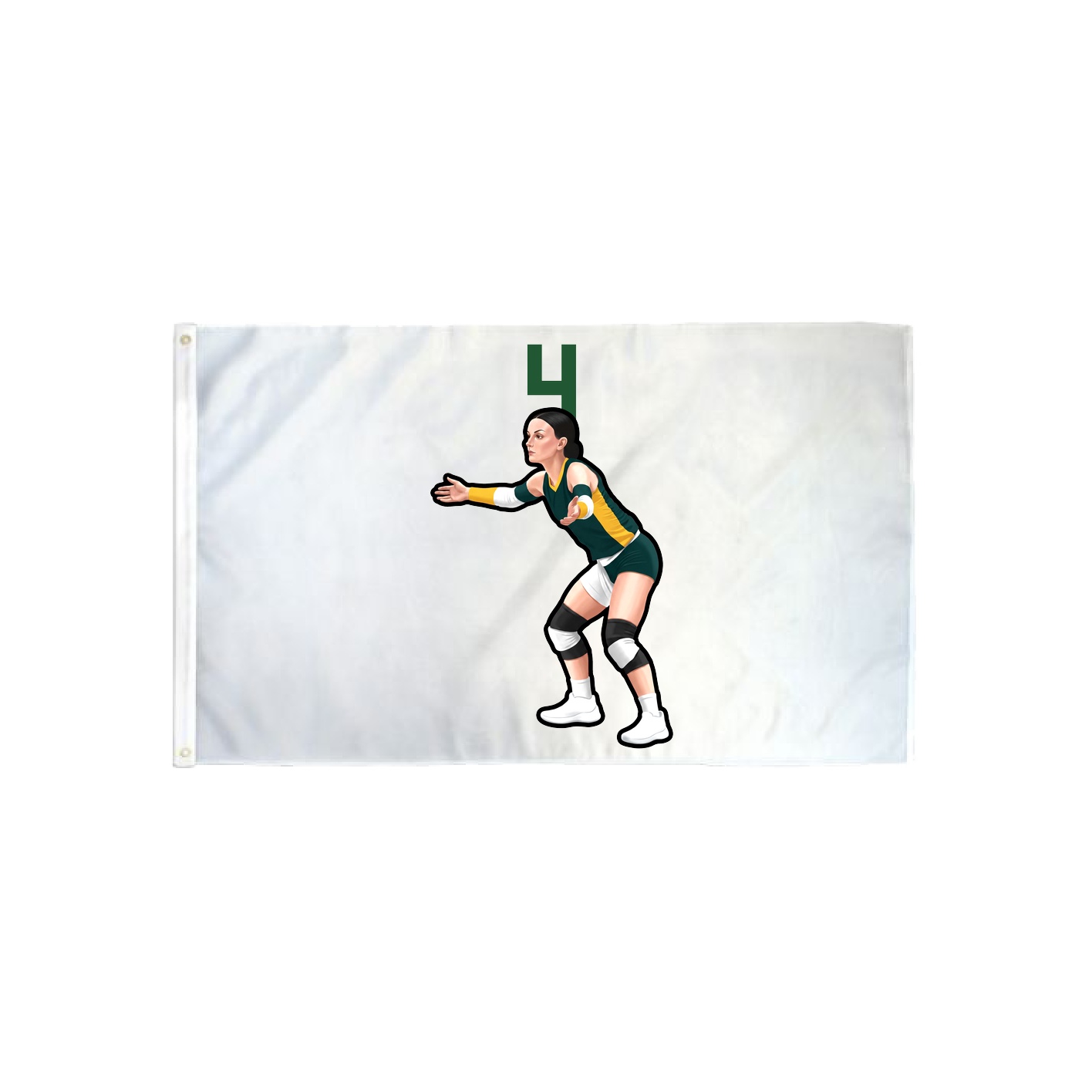 3x5 Flag — Number Top in Classic