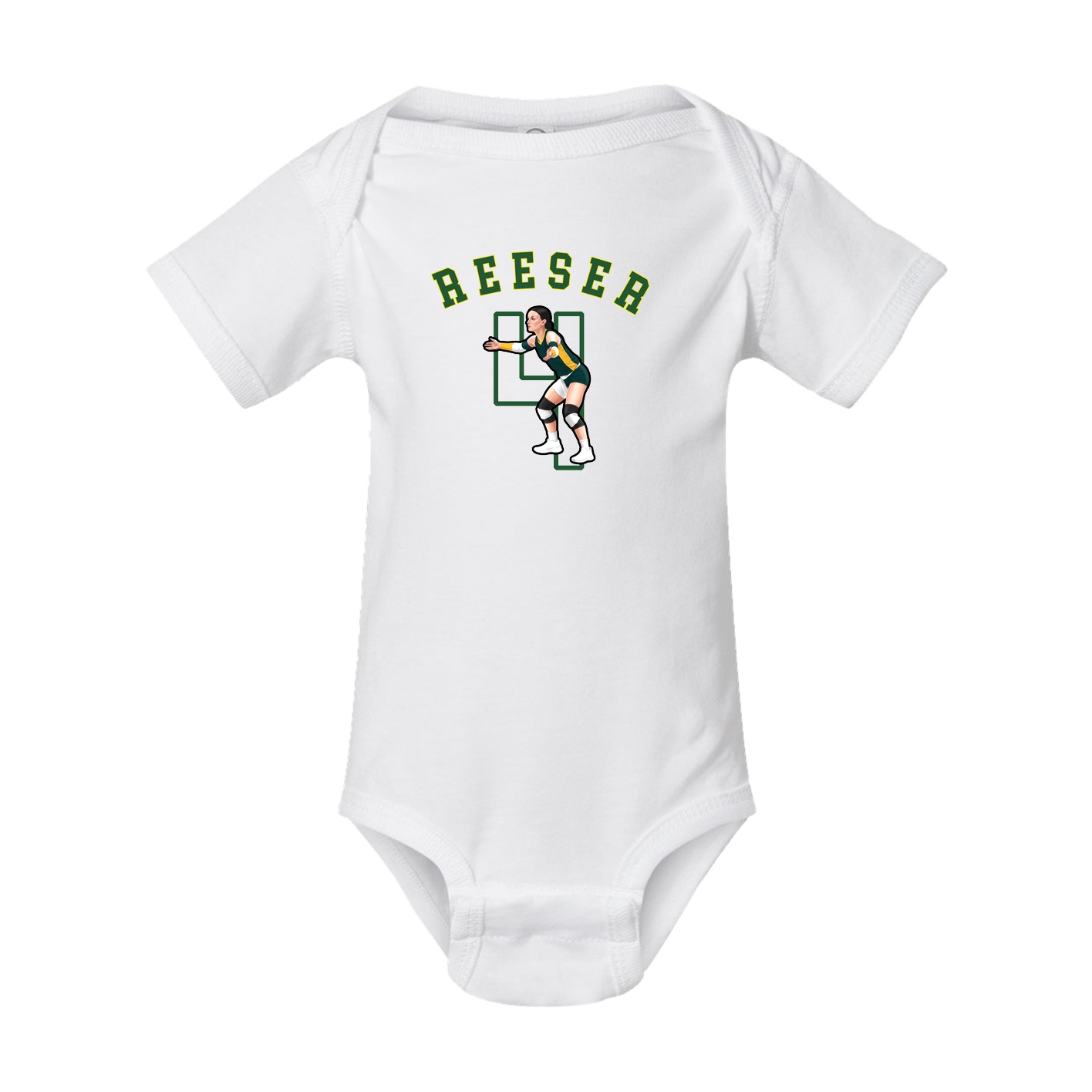 Baby Onesie — Shirsey Arch in White