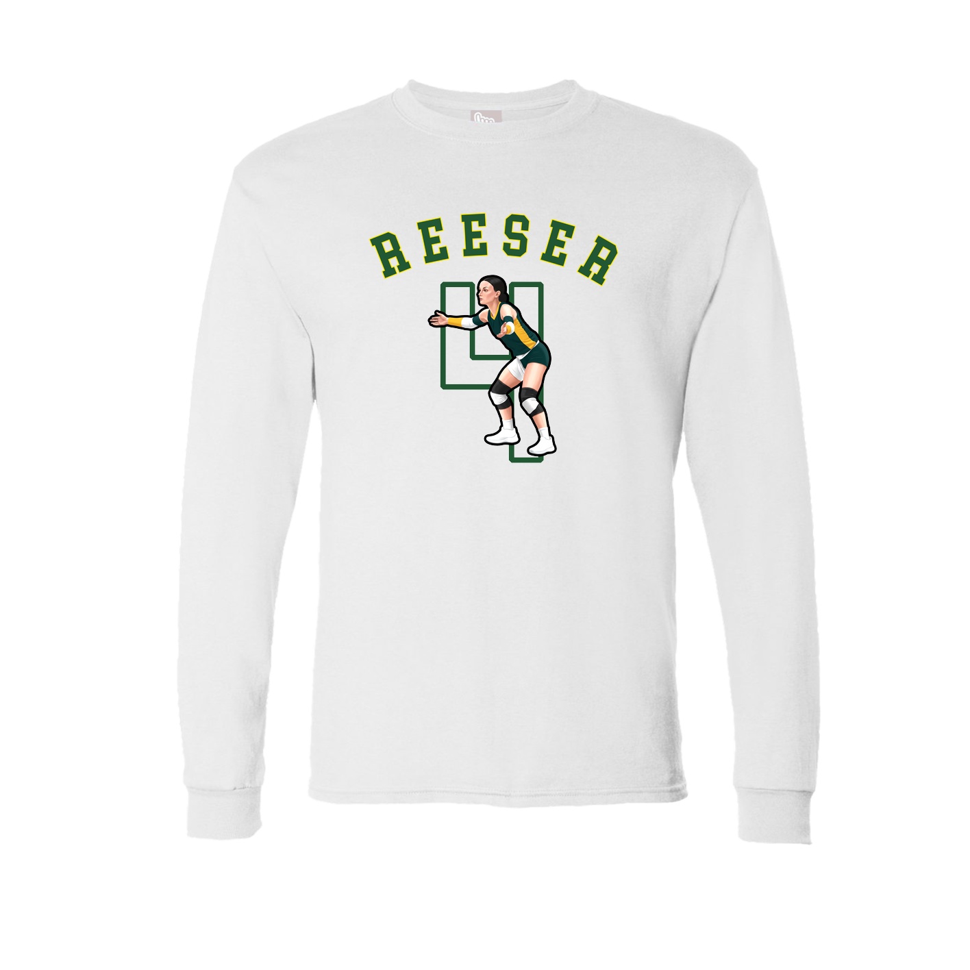 Long Sleeve Tee — Shirsey Arch in White