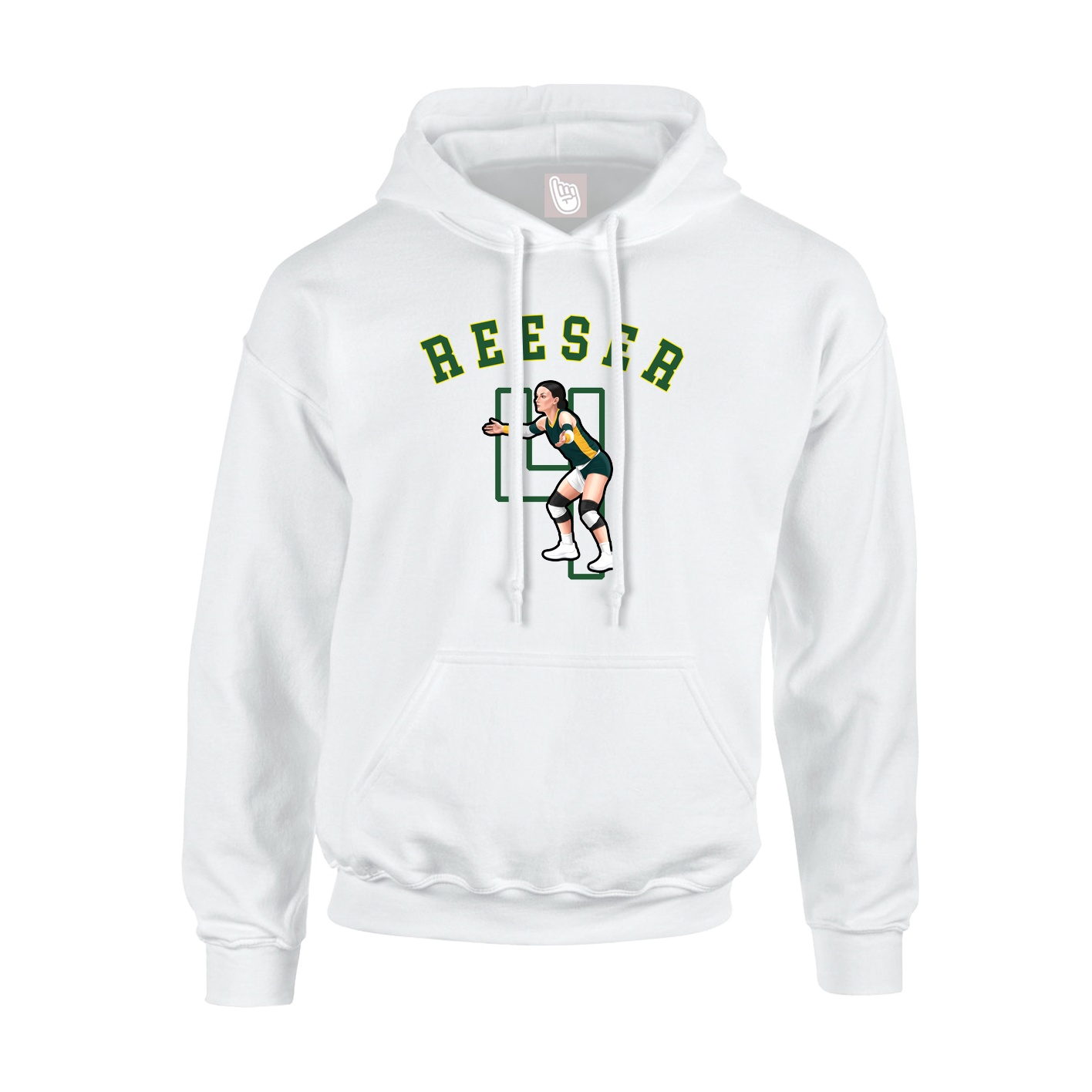 Youth Hoodie — Shirsey Arch in White