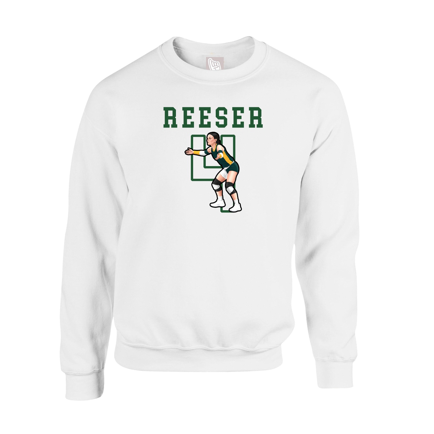 Fleece Crew — Shirsey in White