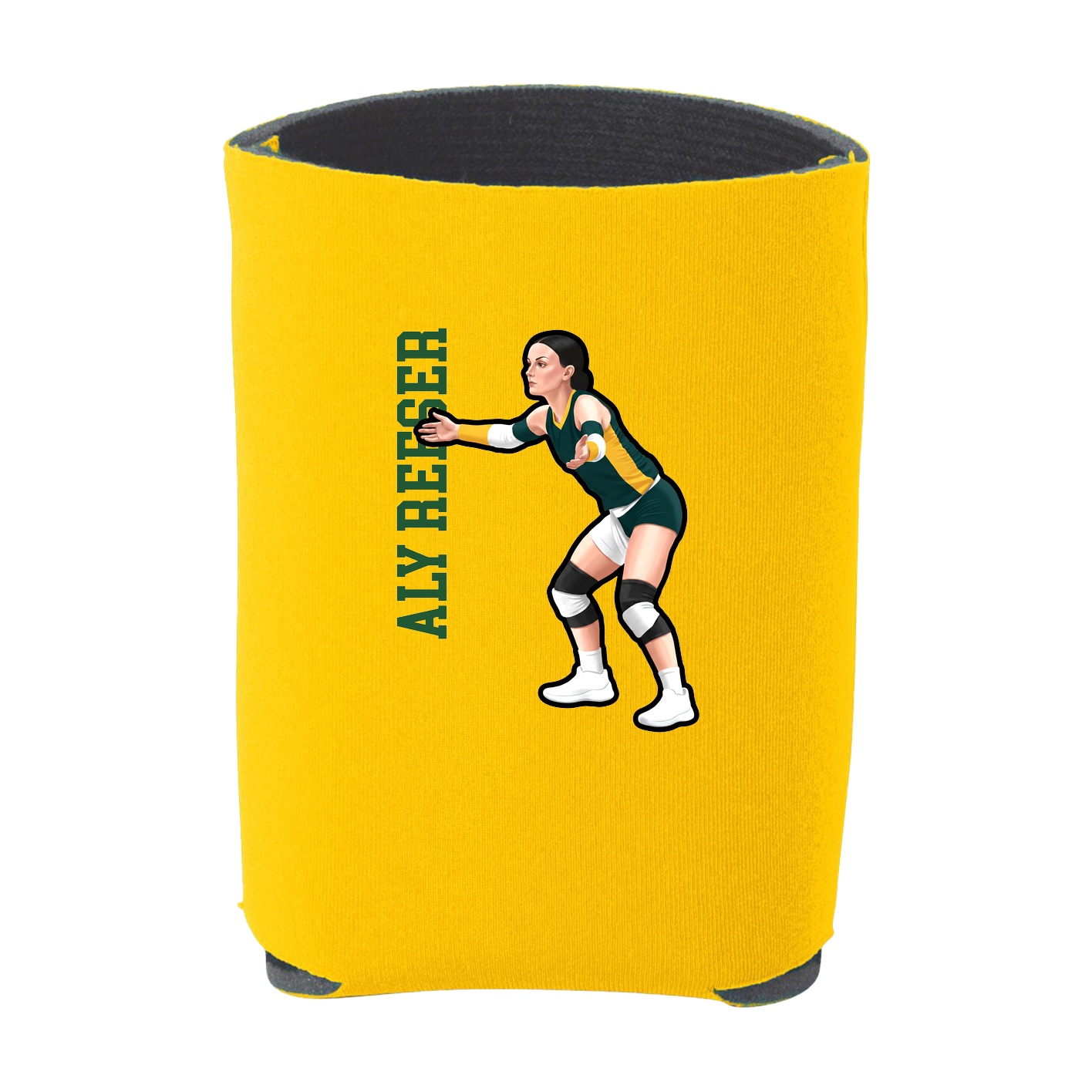 Can Holder — Name Vertical in Yellow