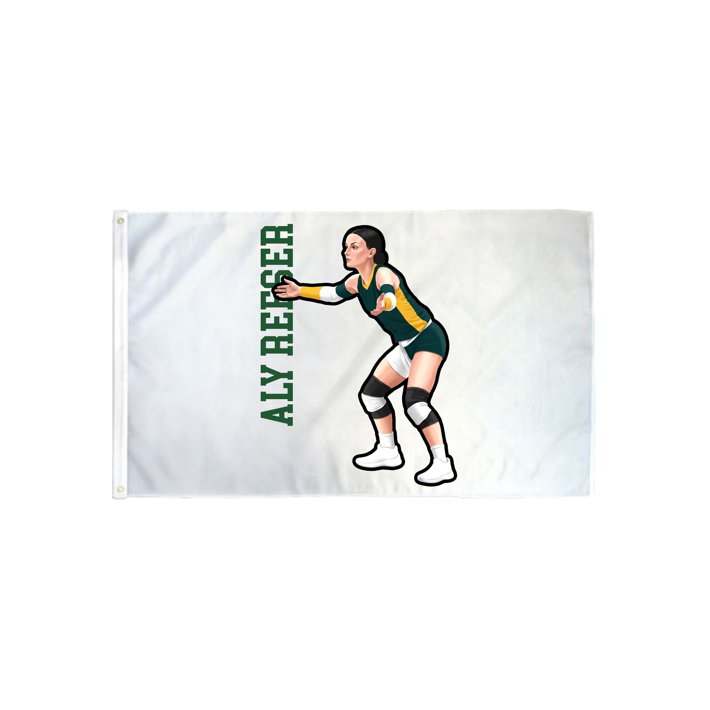 3x5 Flag — Name Vertical in Classic