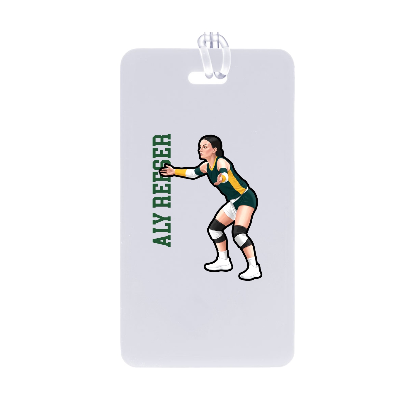 Bag Tag — Name Vertical in Classic