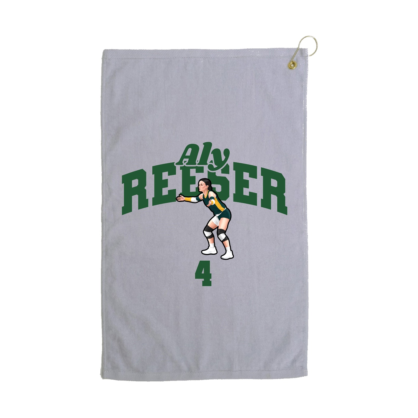 Golf Towel — Signature Arch in Grey