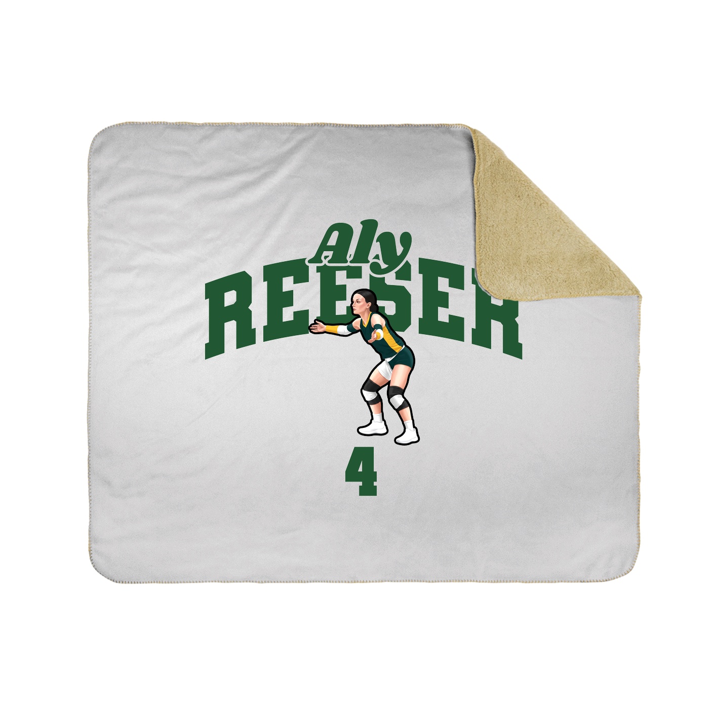 Throw Blanket — Signature Arch in White