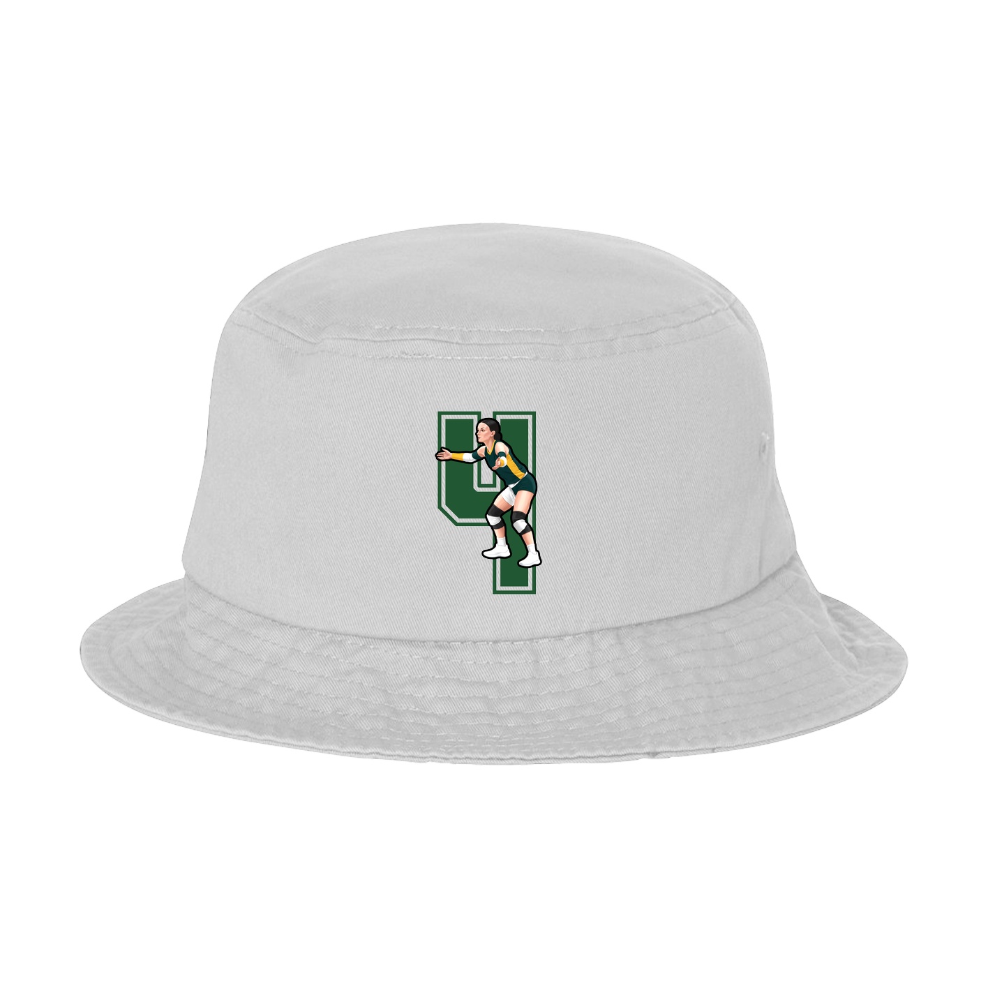Bucket Cap — Number in White