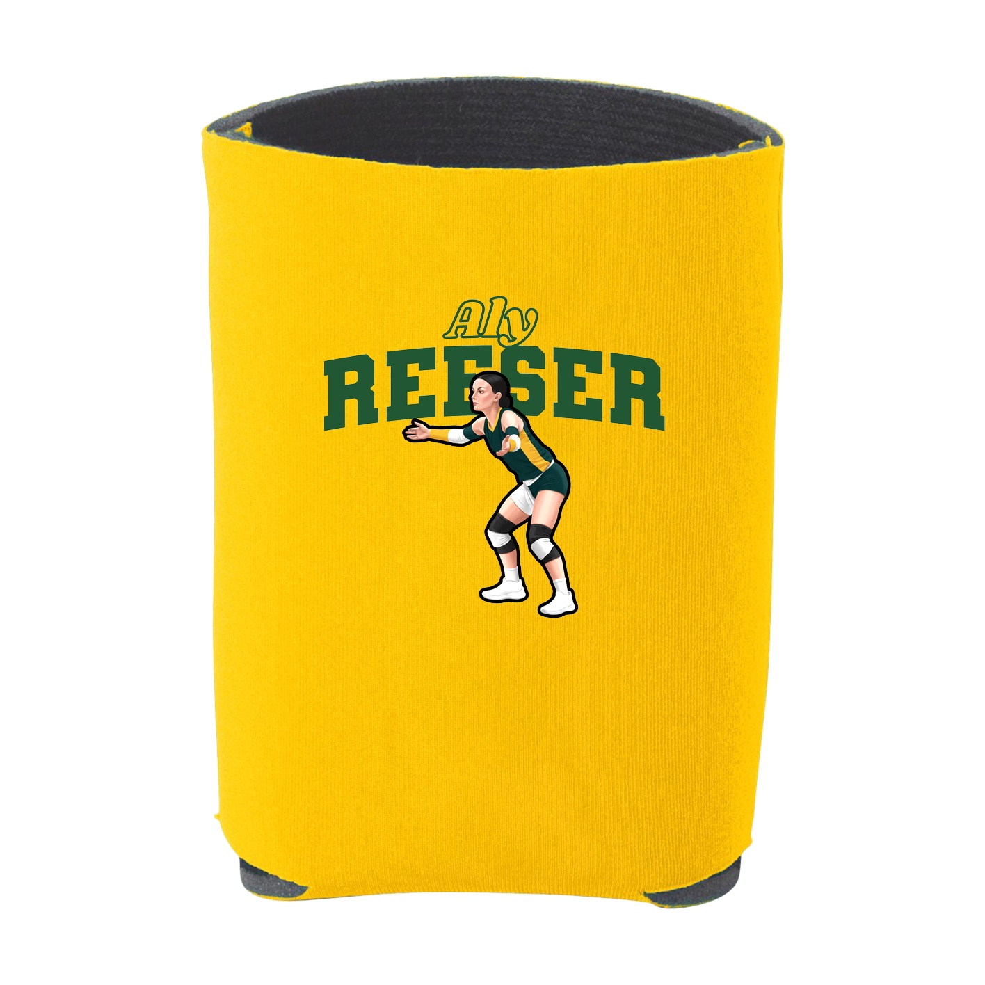 Can Holder — Name Arch in Yellow