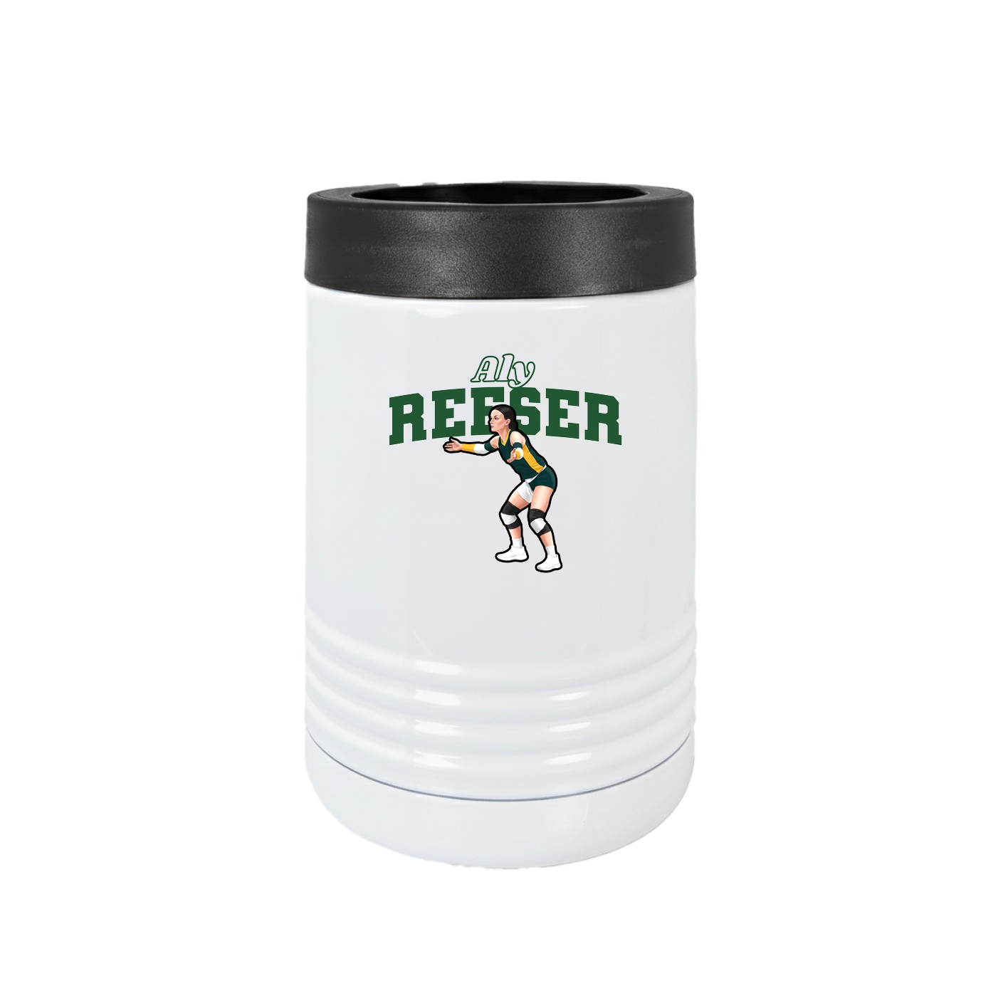 Beverage Holder — Name Arch in White