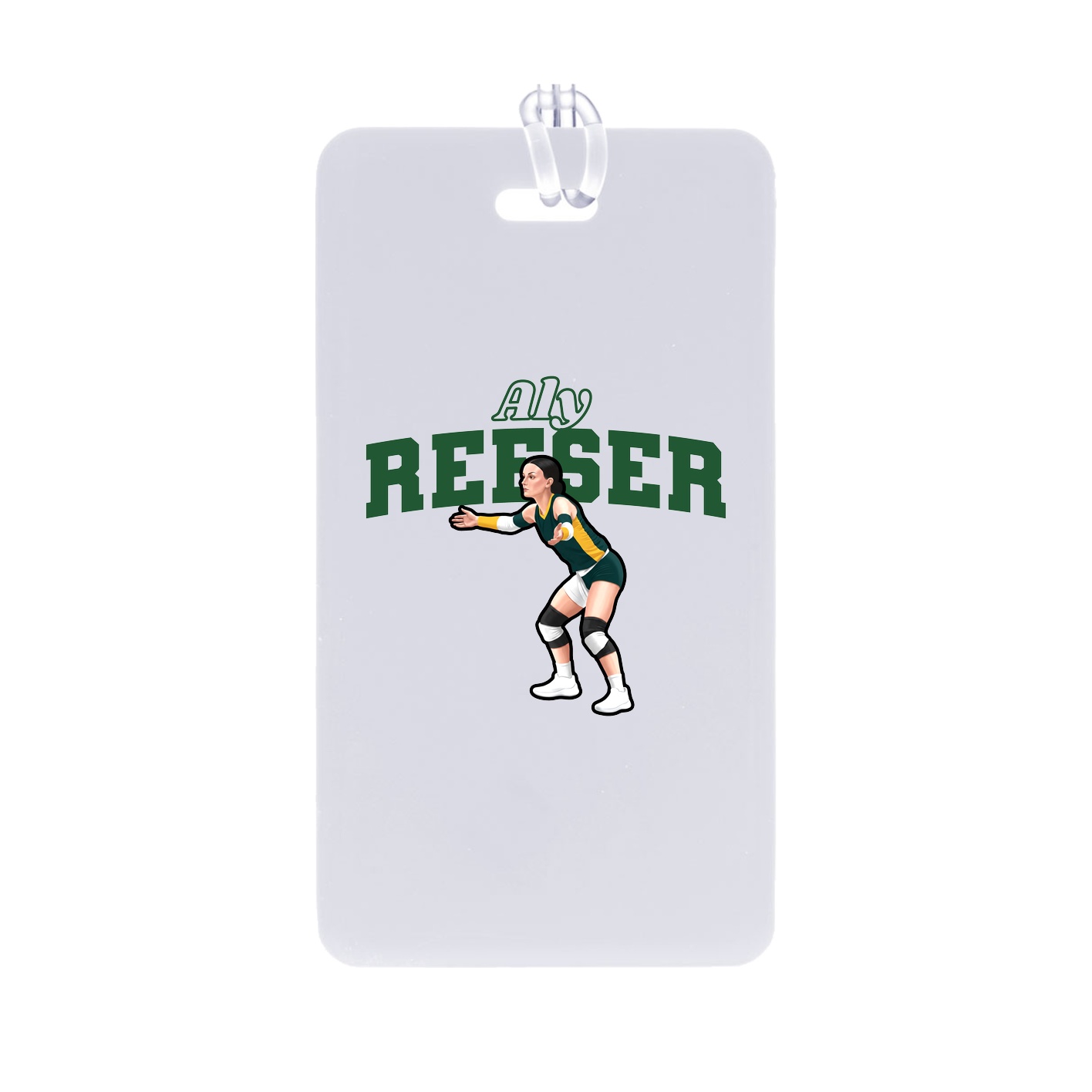 Bag Tag — Name Arch in Classic