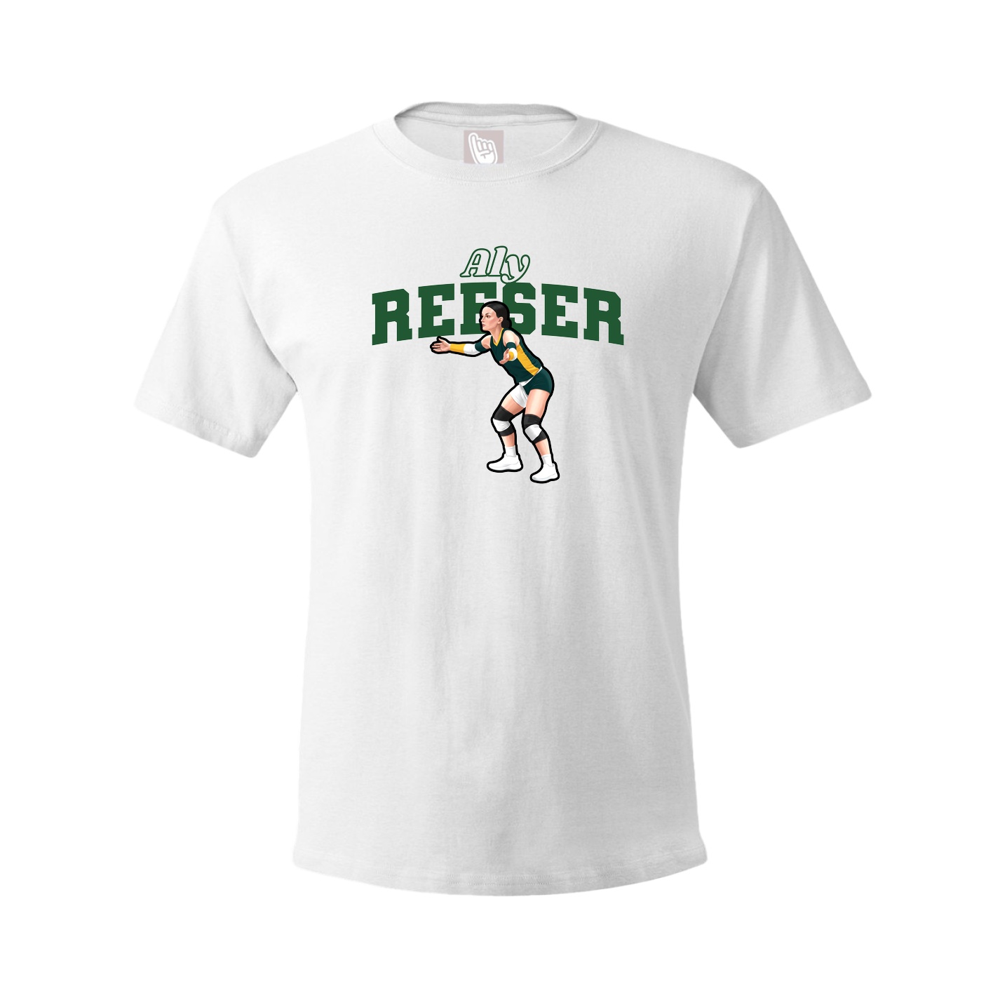 Tee — Name Arch in White
