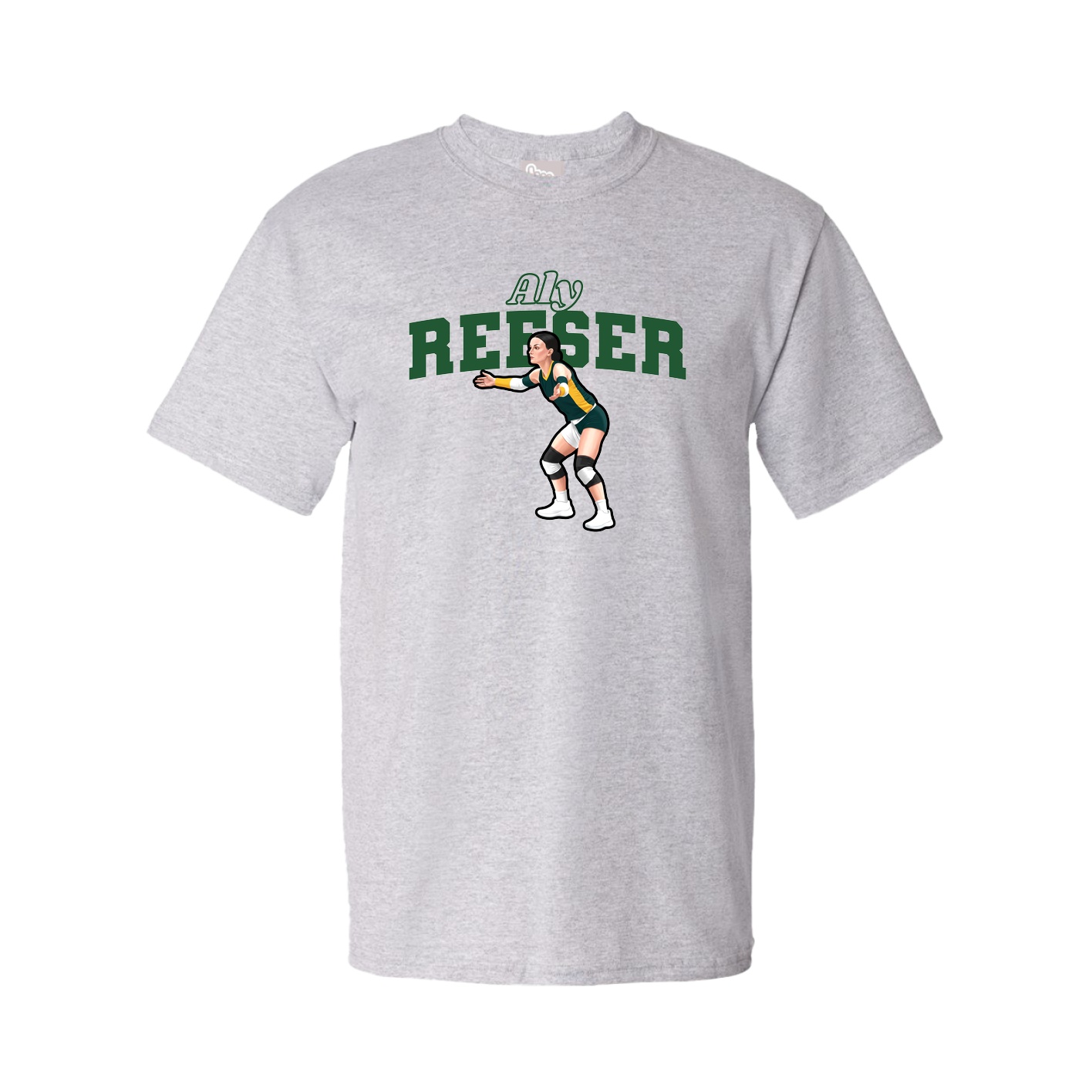 Youth Tee — Name Arch in Grey