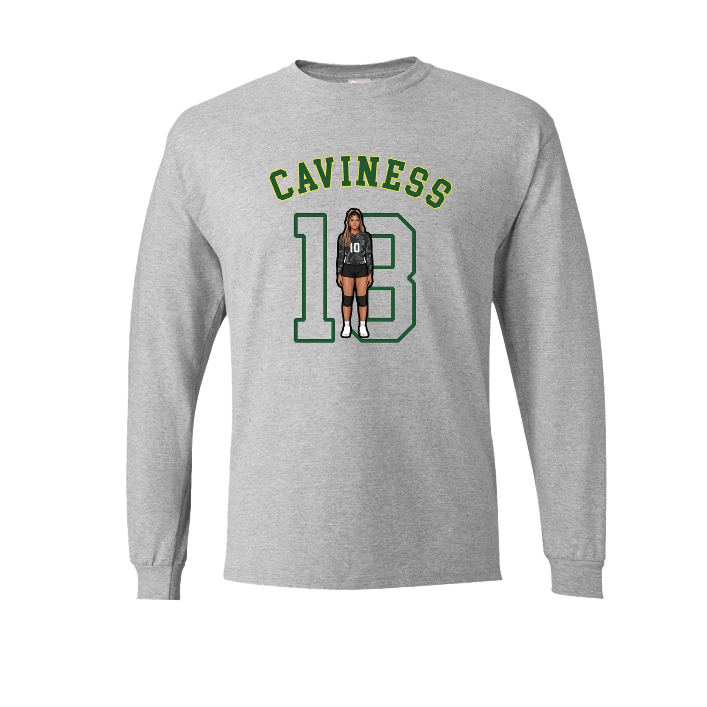 Long Sleeve Tee — Shirsey Arch in Grey