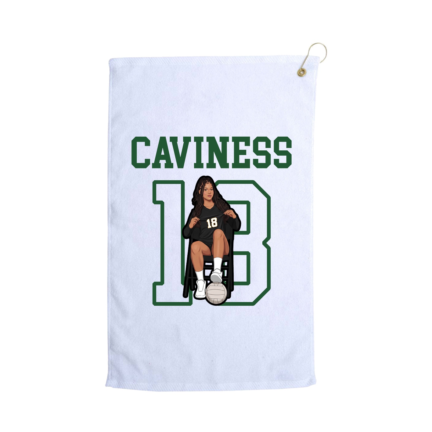 Golf Towel — Shirsey in White