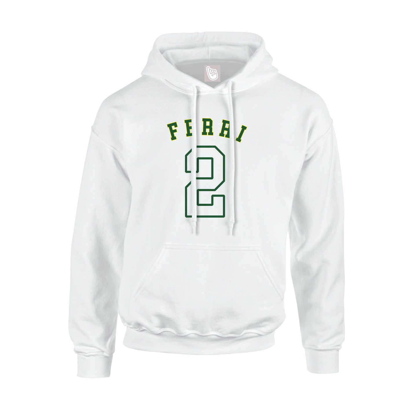 Youth Hoodie — Shirsey Arch in White