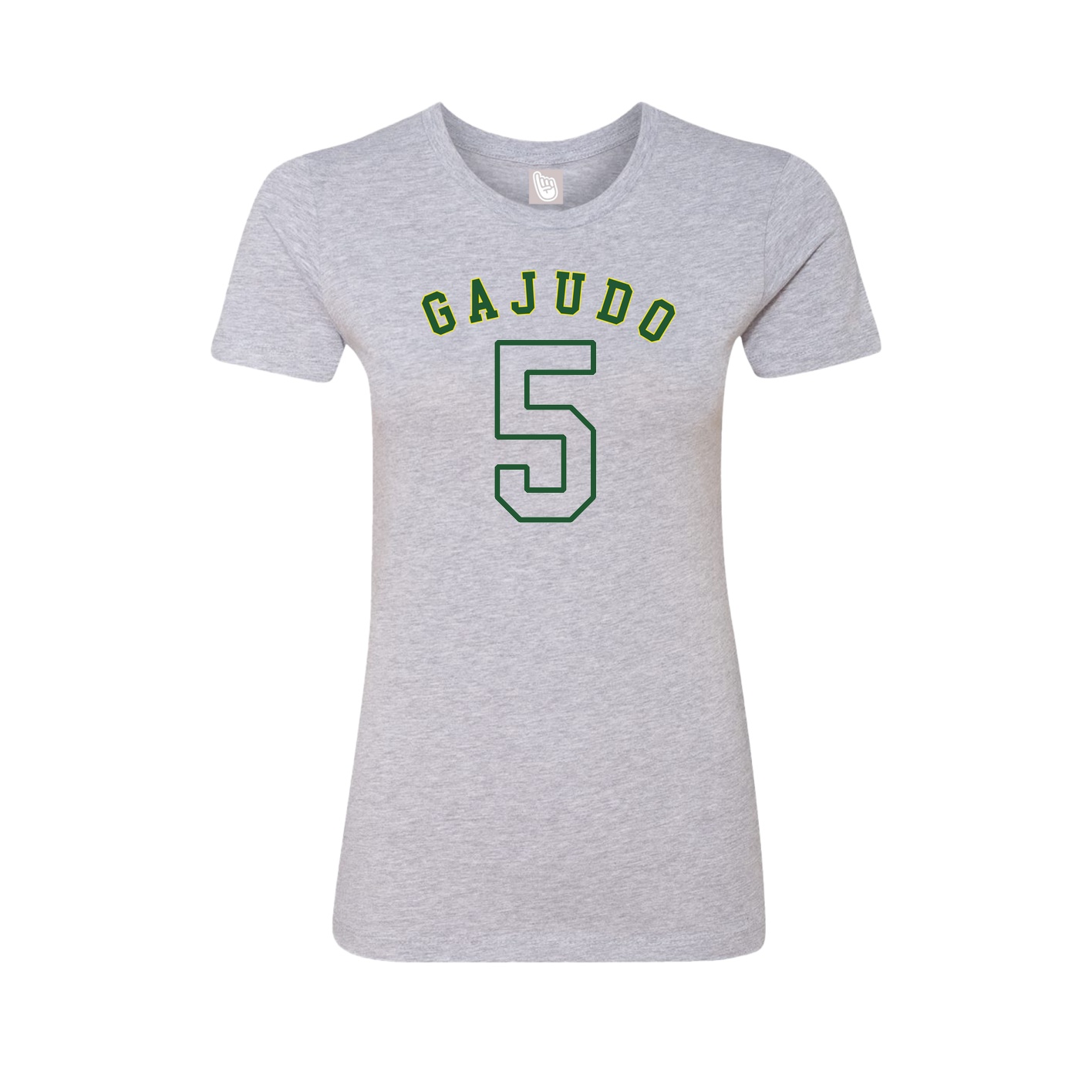 Fitted Women's Tee — Shirsey Arch in Grey