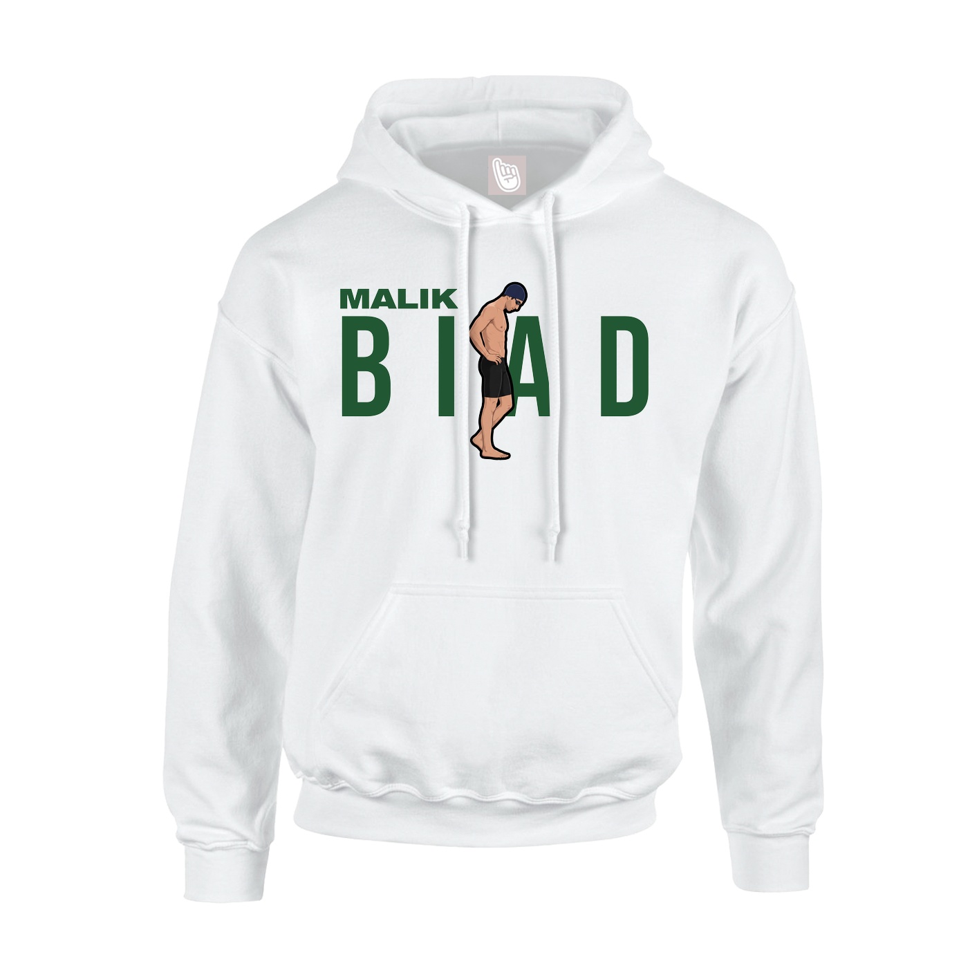 Youth Hoodie — Player Name in White