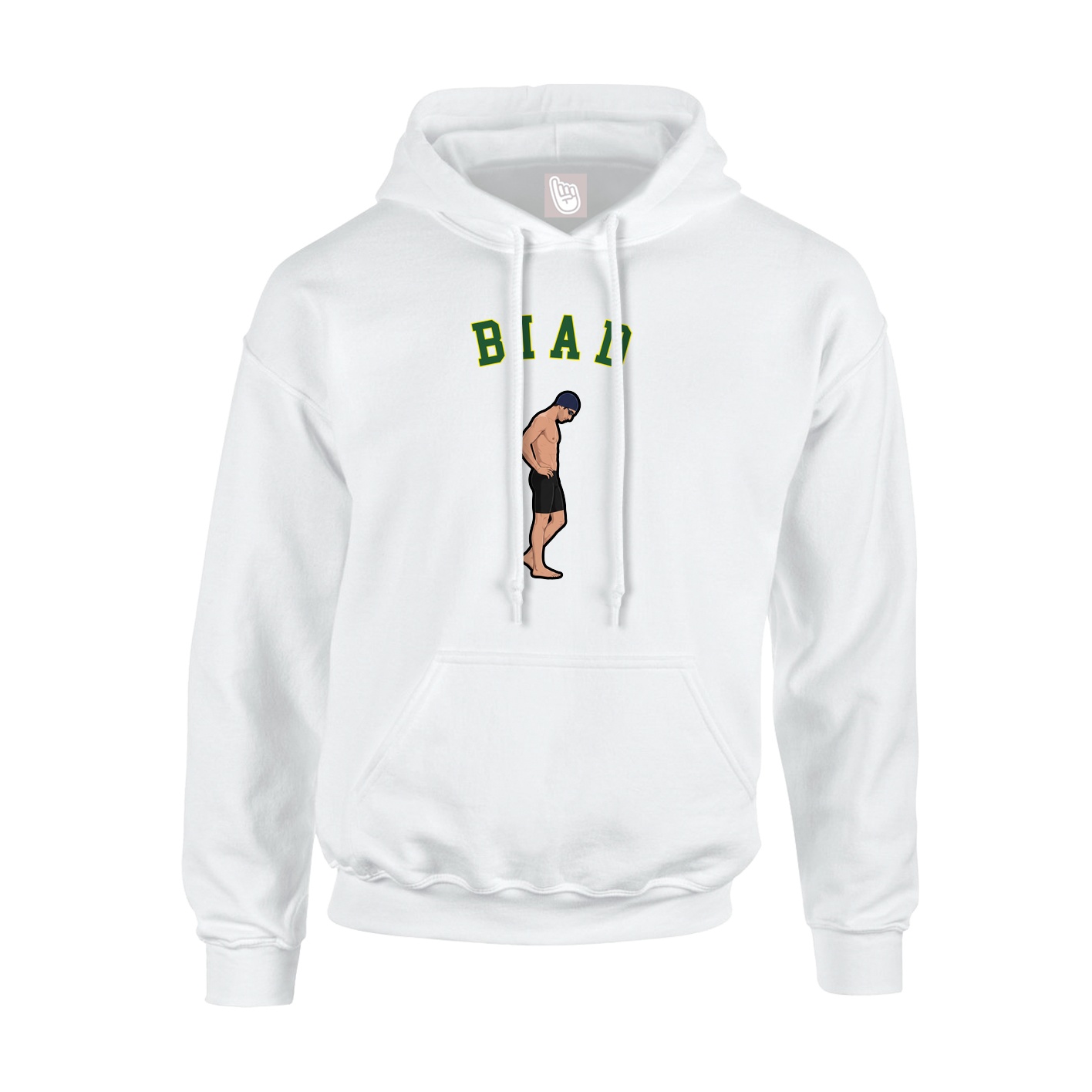 Youth Hoodie — Shirsey Arch in White