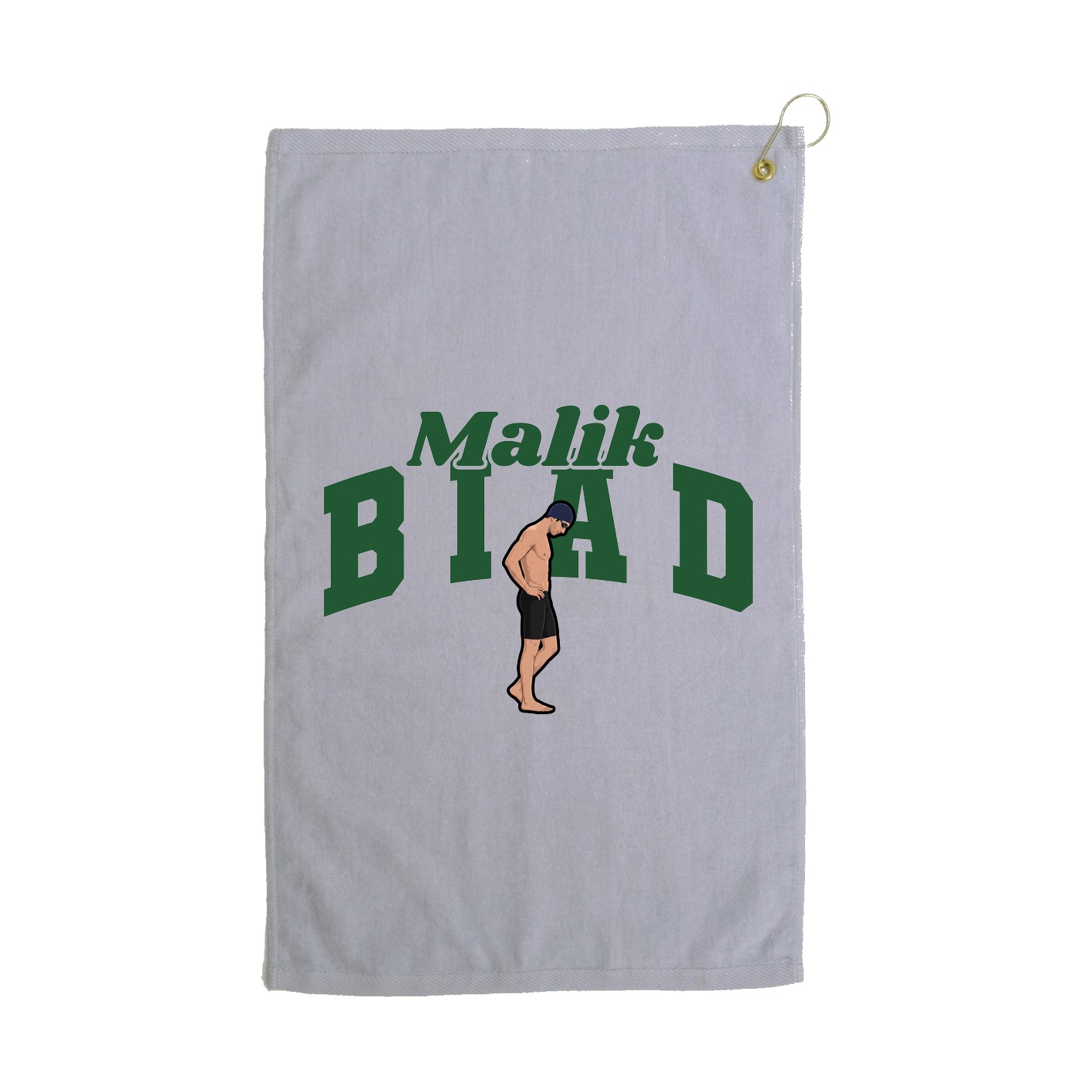 Golf Towel — Signature Arch in Grey