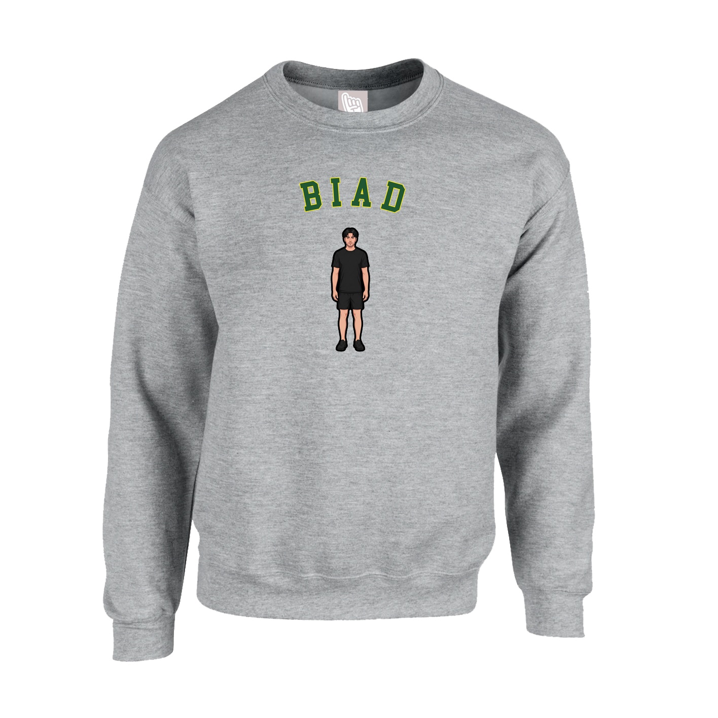 Fleece Crew — Shirsey Arch in Grey