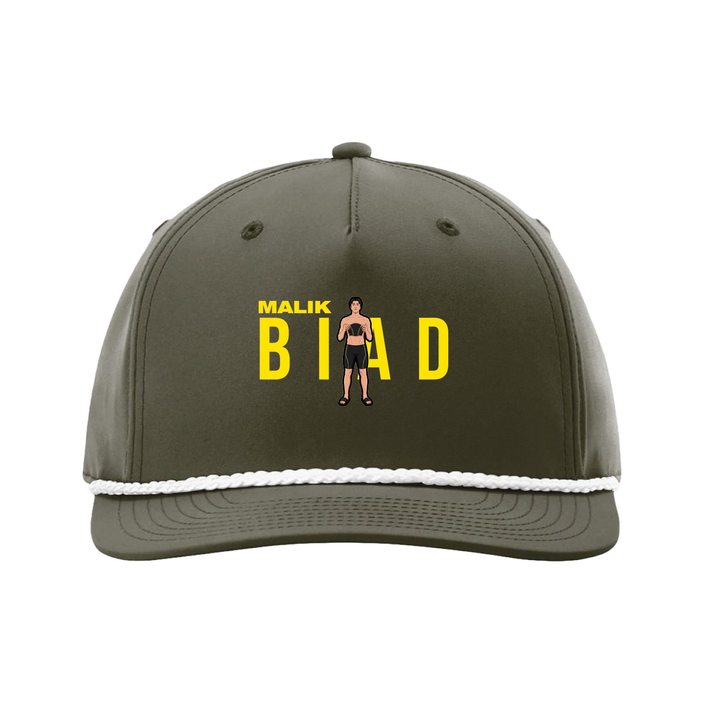 Five-Panel Classic Rope Cap — Player Name in Green