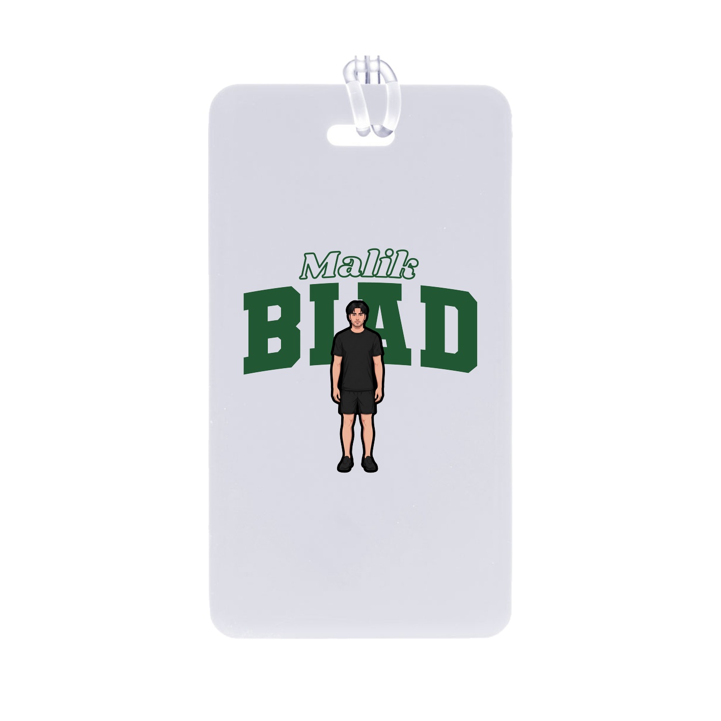 Bag Tag — Name Arch in Classic