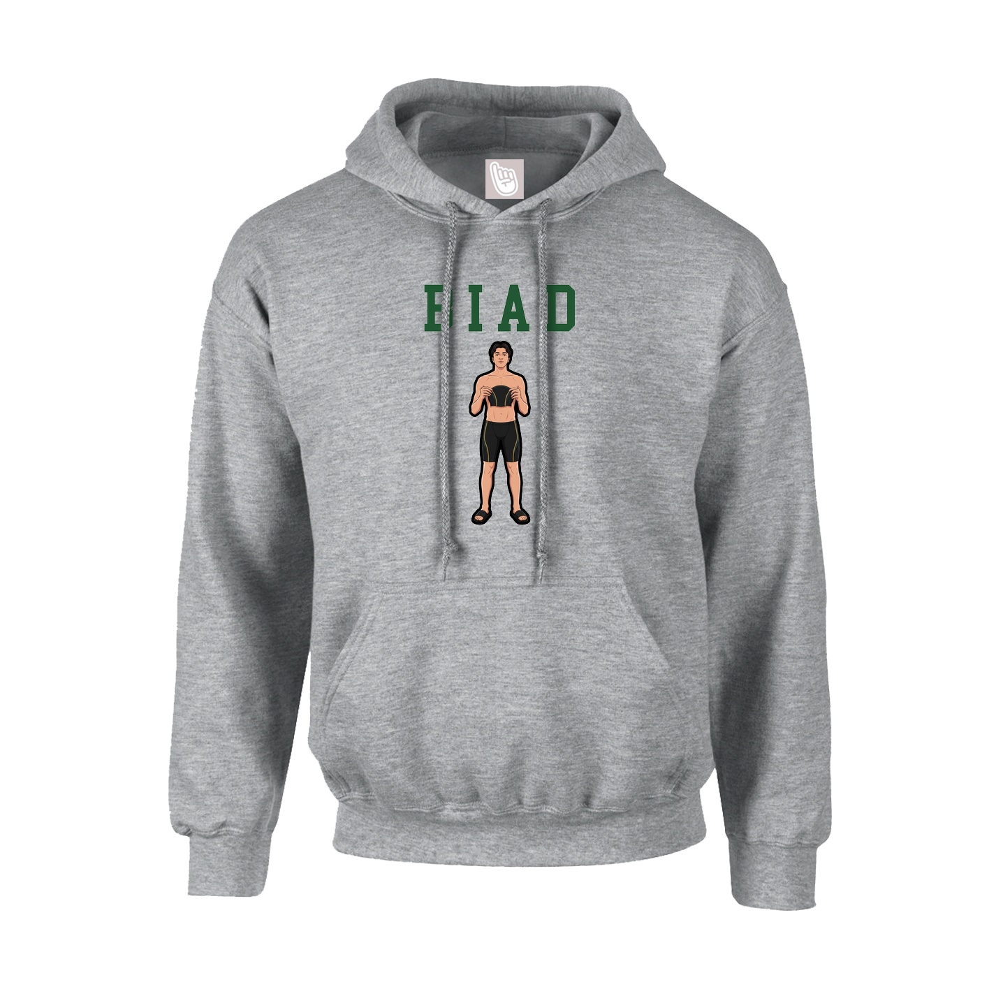 Hoodie — Shirsey in Grey