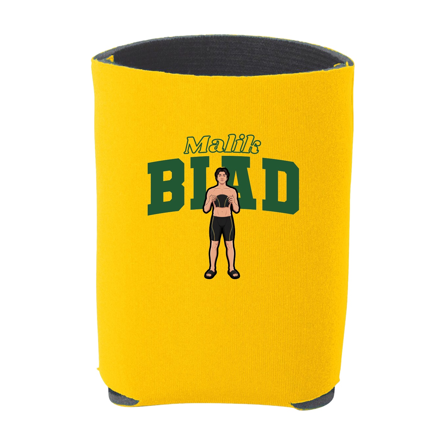 Can Holder — Name Arch in Yellow