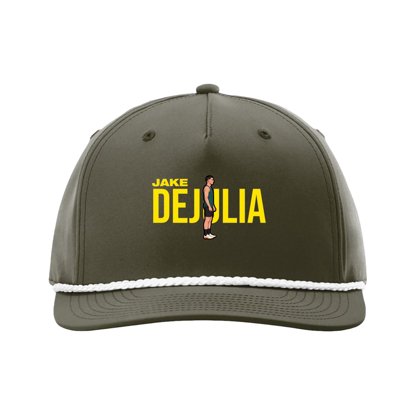 Five-Panel Classic Rope Cap — Player Name in Green