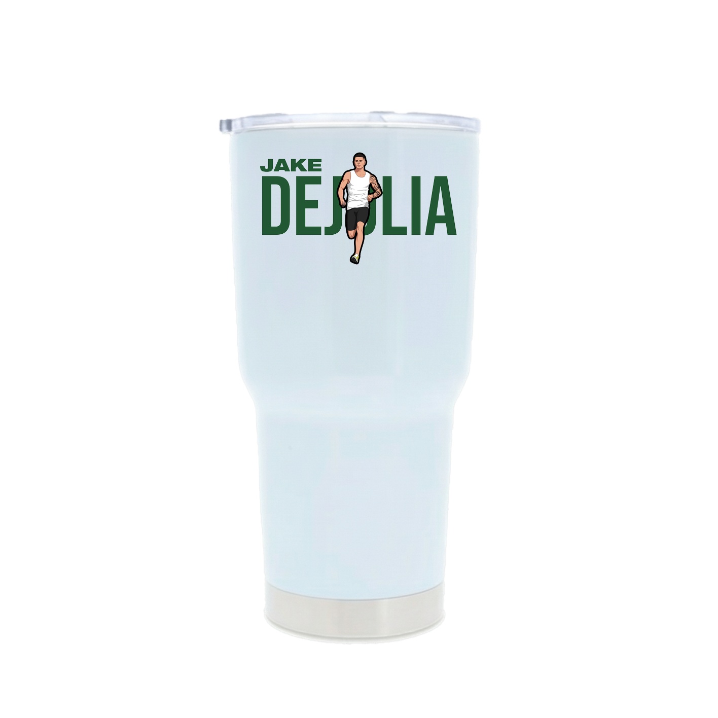 30oz Stainless Steel Tumbler — Player Name in White