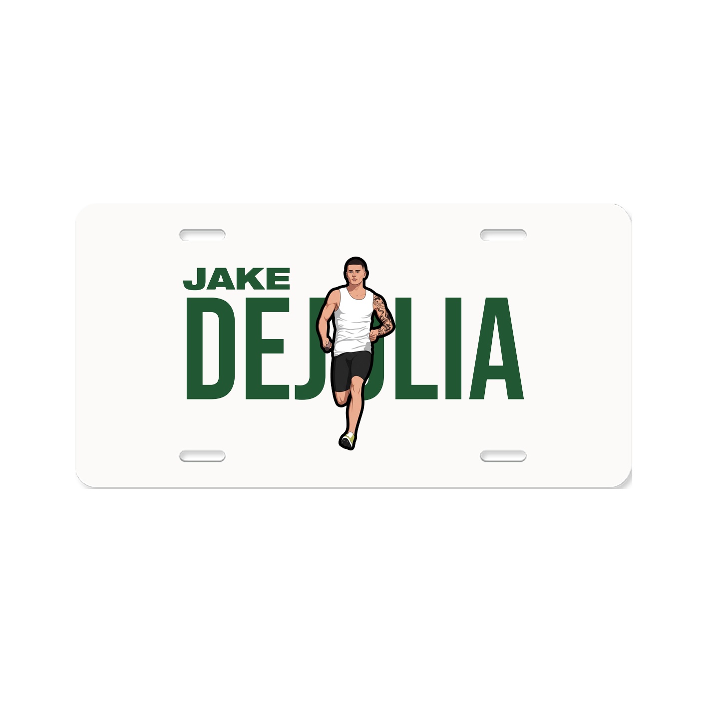 License Plate — Player Name in Classic