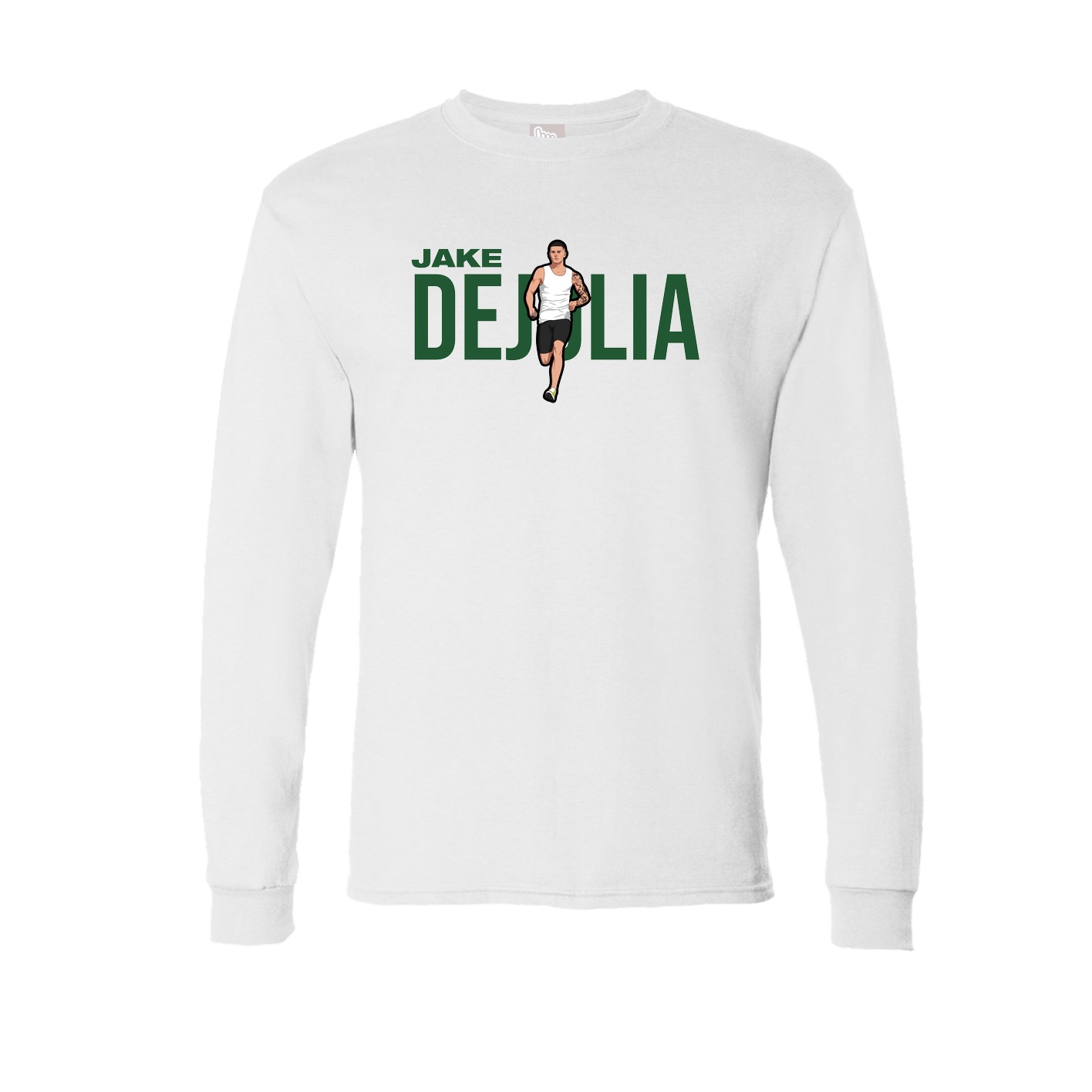 Long Sleeve Tee — Player Name in White