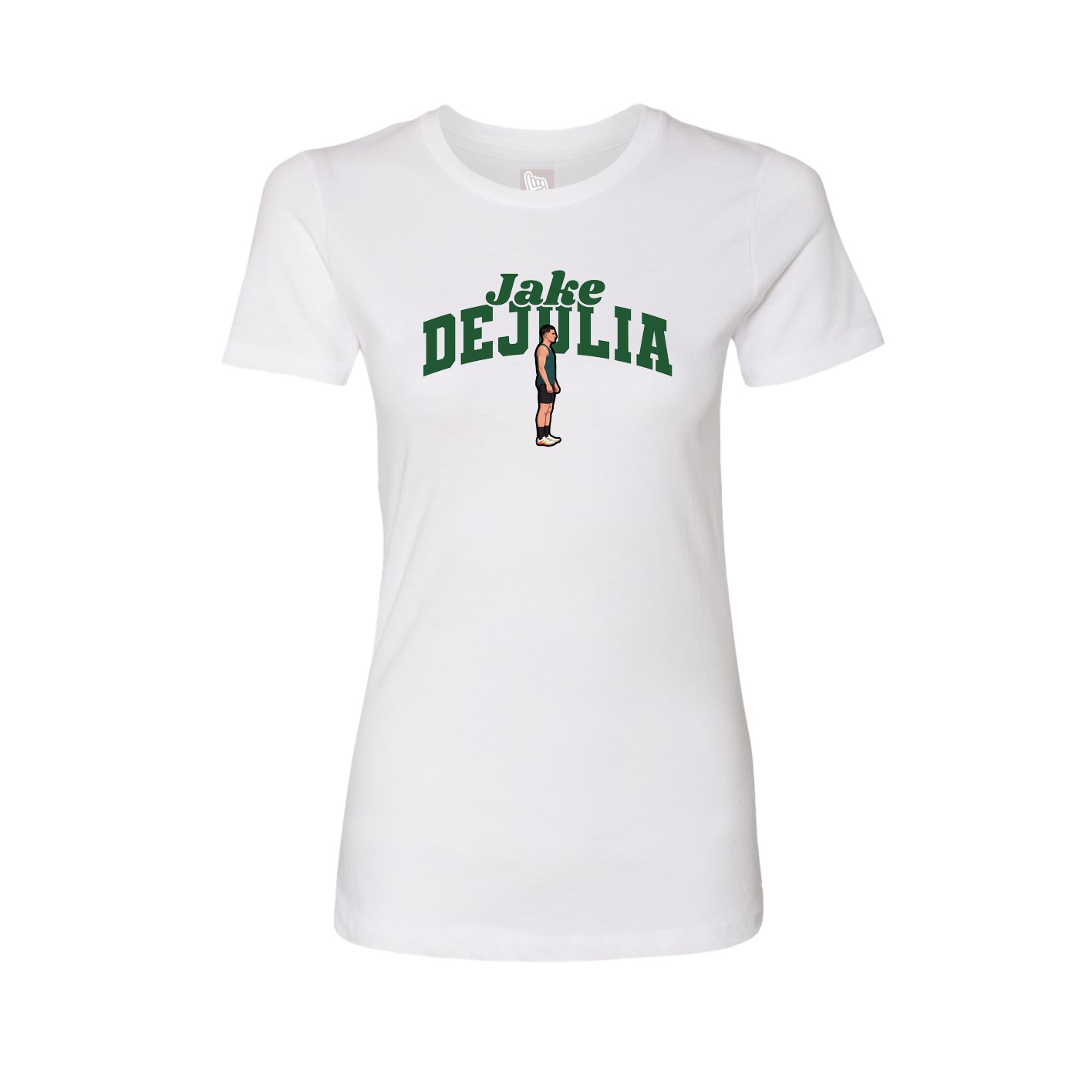 Womens Tee — Signature Arch in White