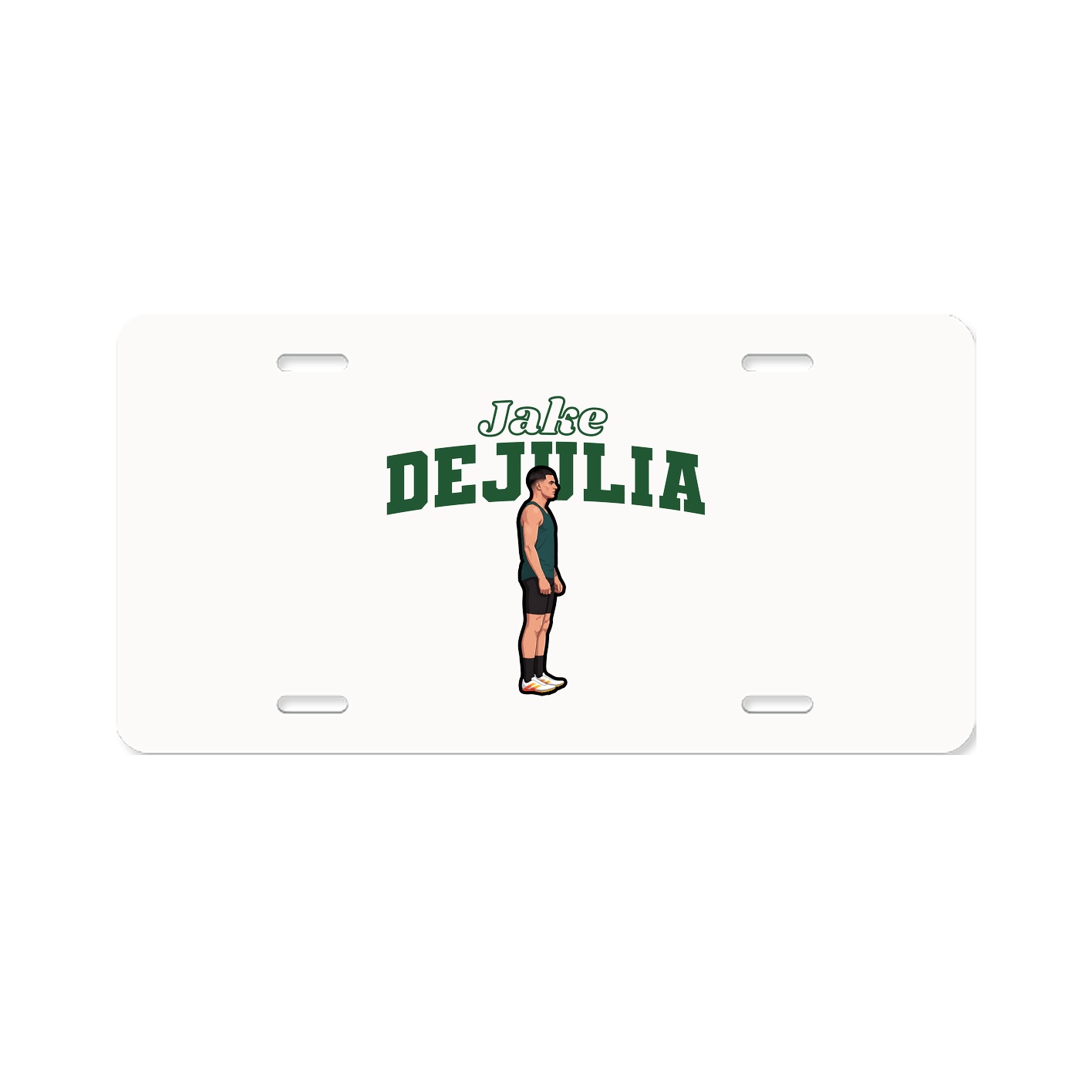 License Plate — Name Arch in Classic