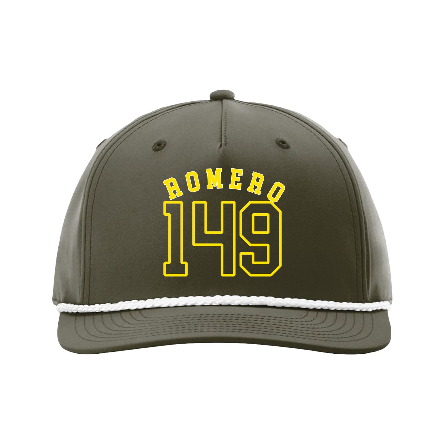 Five-Panel Classic Rope Cap — Shirsey Arch in Green