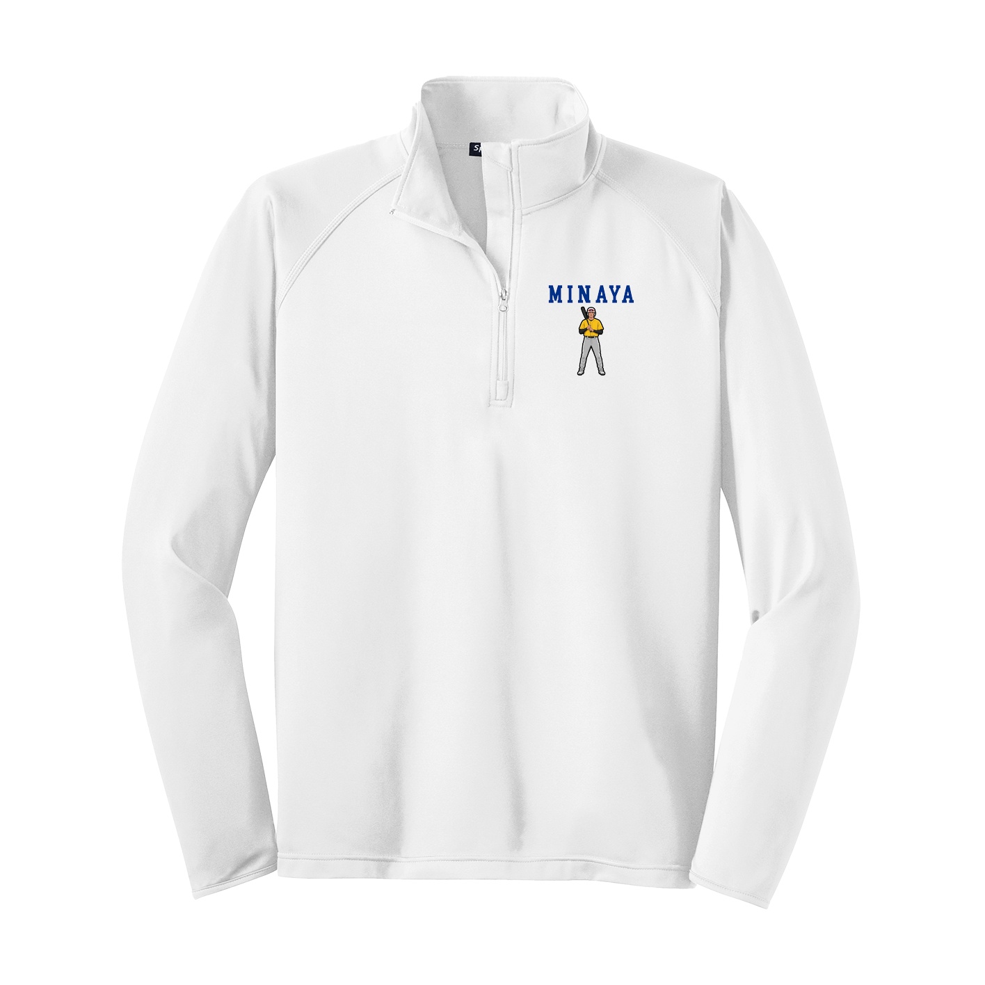 Q-Zip Pullover — Shirsey in White