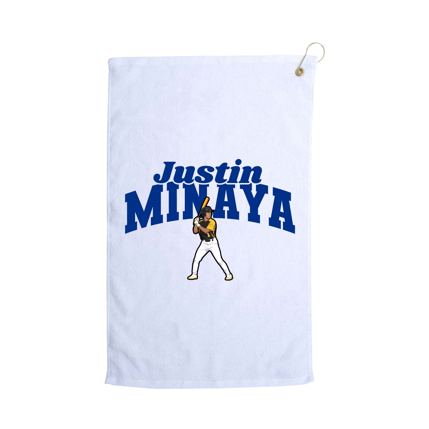 Golf Towel — Signature Arch in White