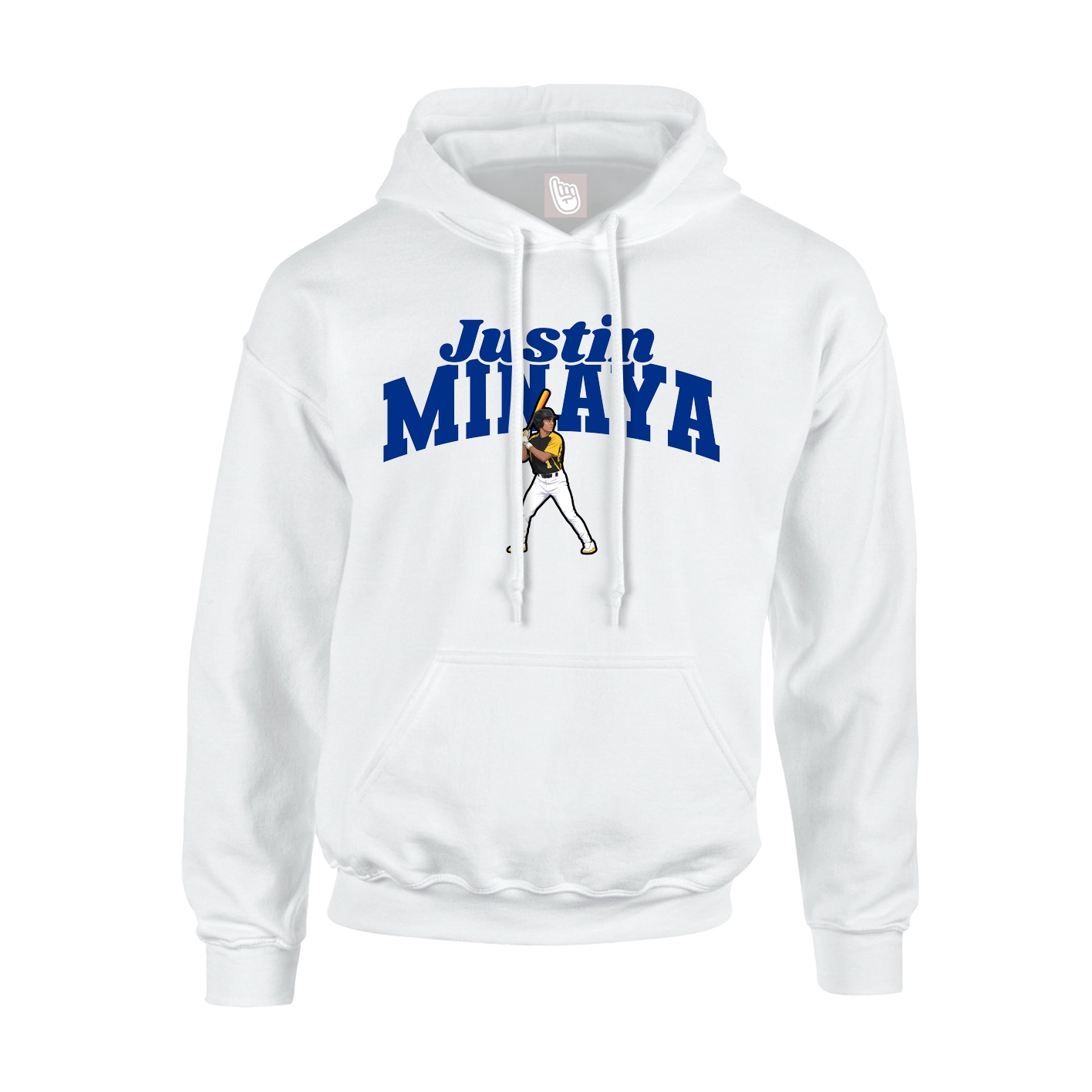 Hoodie — Signature Arch in White