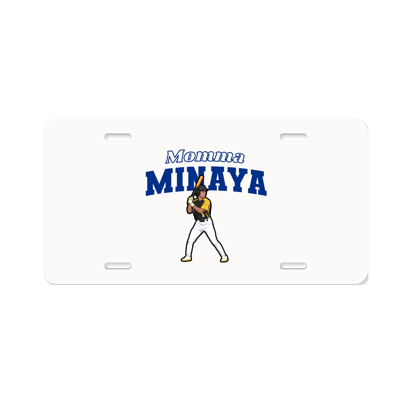 License Plate — Mothers Day Block in Classic