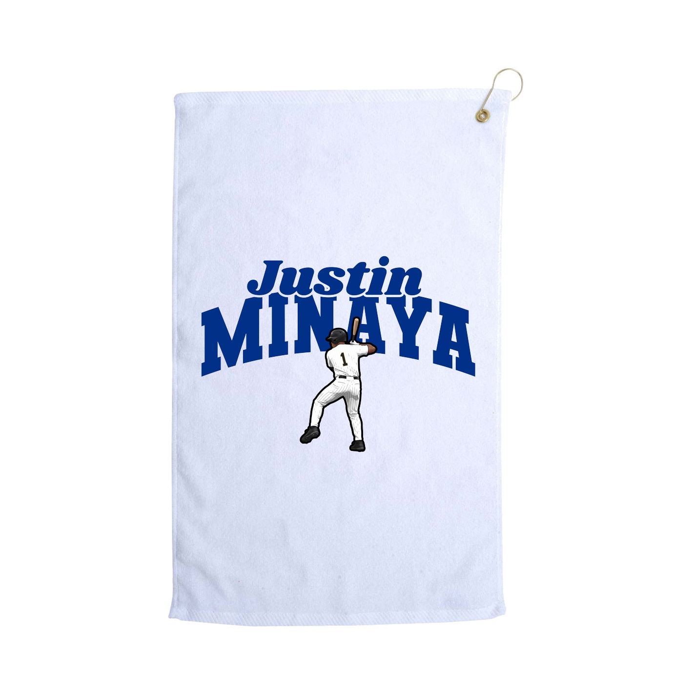 Golf Towel — Signature Arch in White