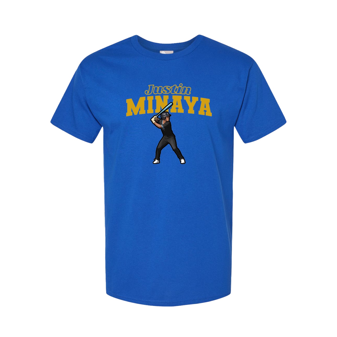 Youth Tee — Name Arch in Royal